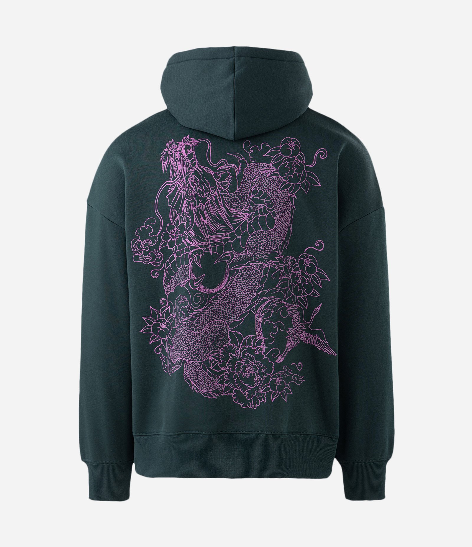 Blusão com Felpa e Lettering Azul 2