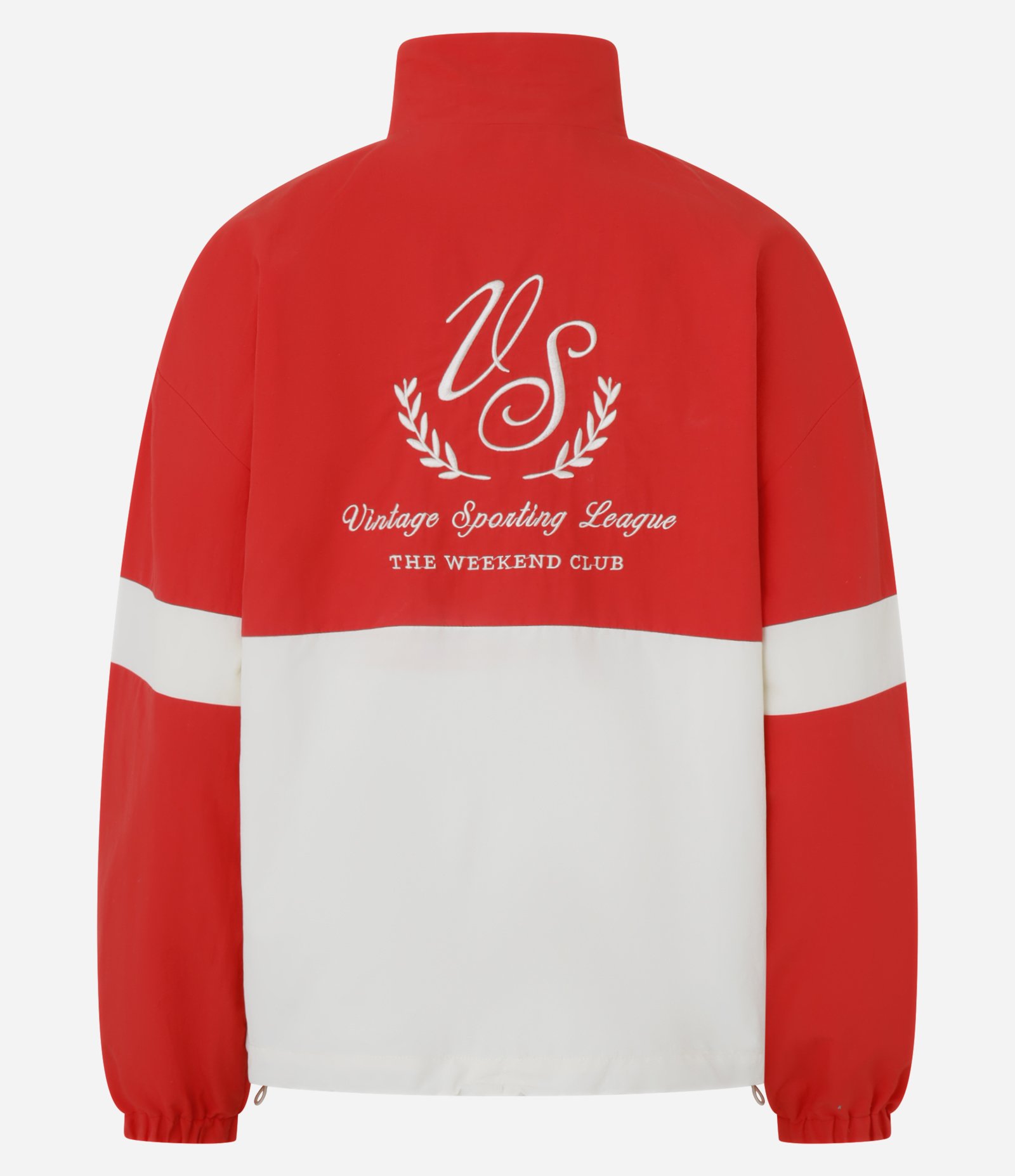 Jaqueta Esportiva Color Blocking com Tecnologia Dry e Bordado Vermelho 8