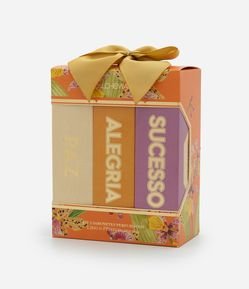 Kit 3 Sabonetes Perfumados Lirio e Pessego  Natal