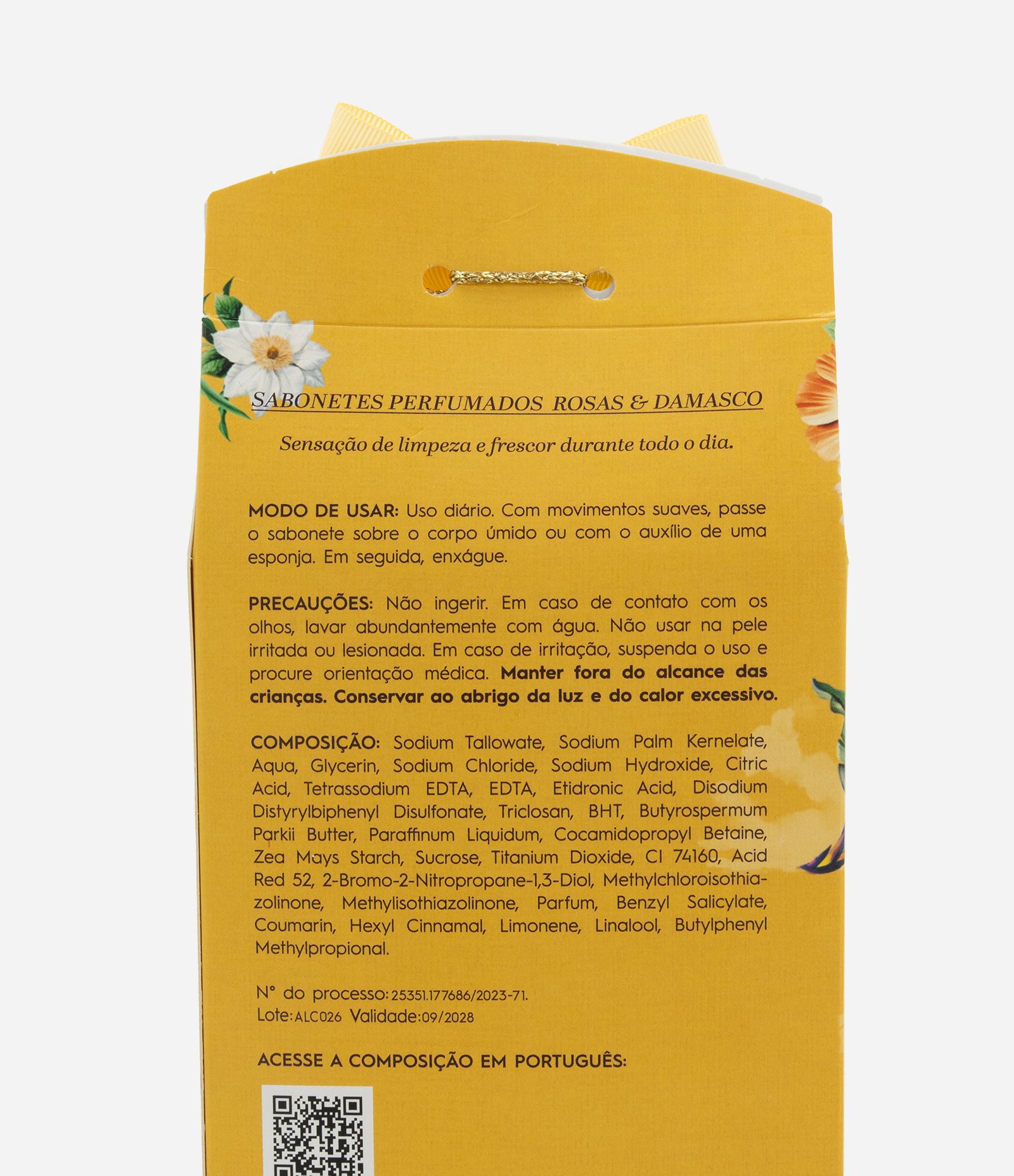 Kit 3 Sabonetes Perfumados Rosas e Damasco Alchemia KIT 3