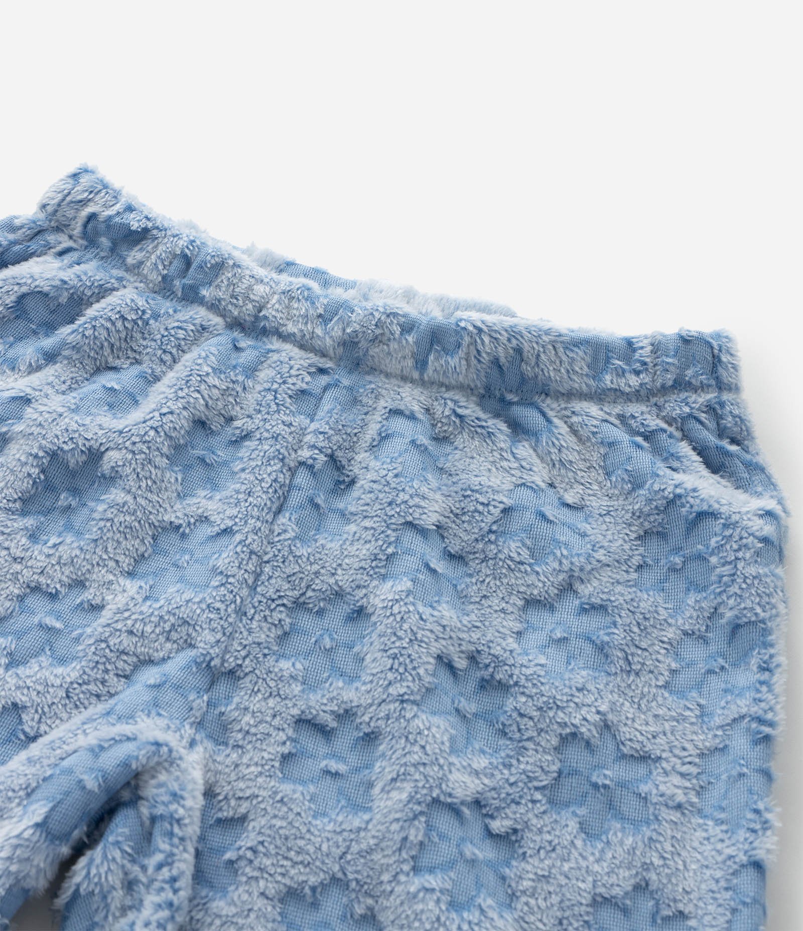 Pijama Longo Infantil de Lhama em Fleece - Tam 4 aos 14 Anos Azul 7