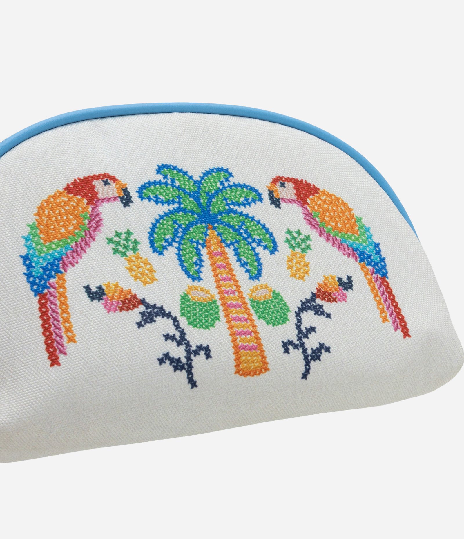 Kit Necessaires 2 em 1 com Estampa de Arara Multicores 4