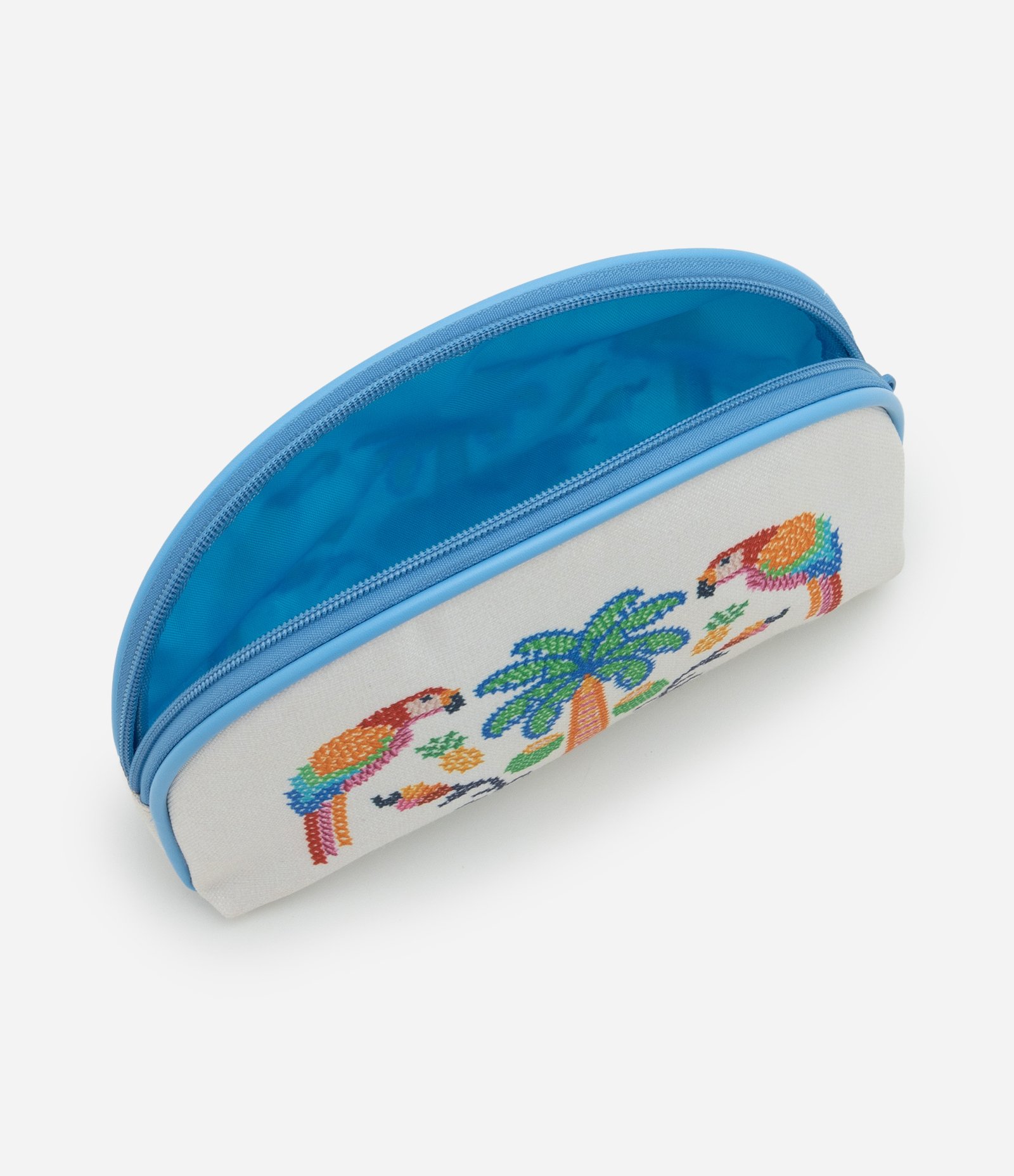 Kit Necessaires 2 em 1 com Estampa de Arara Multicores 5