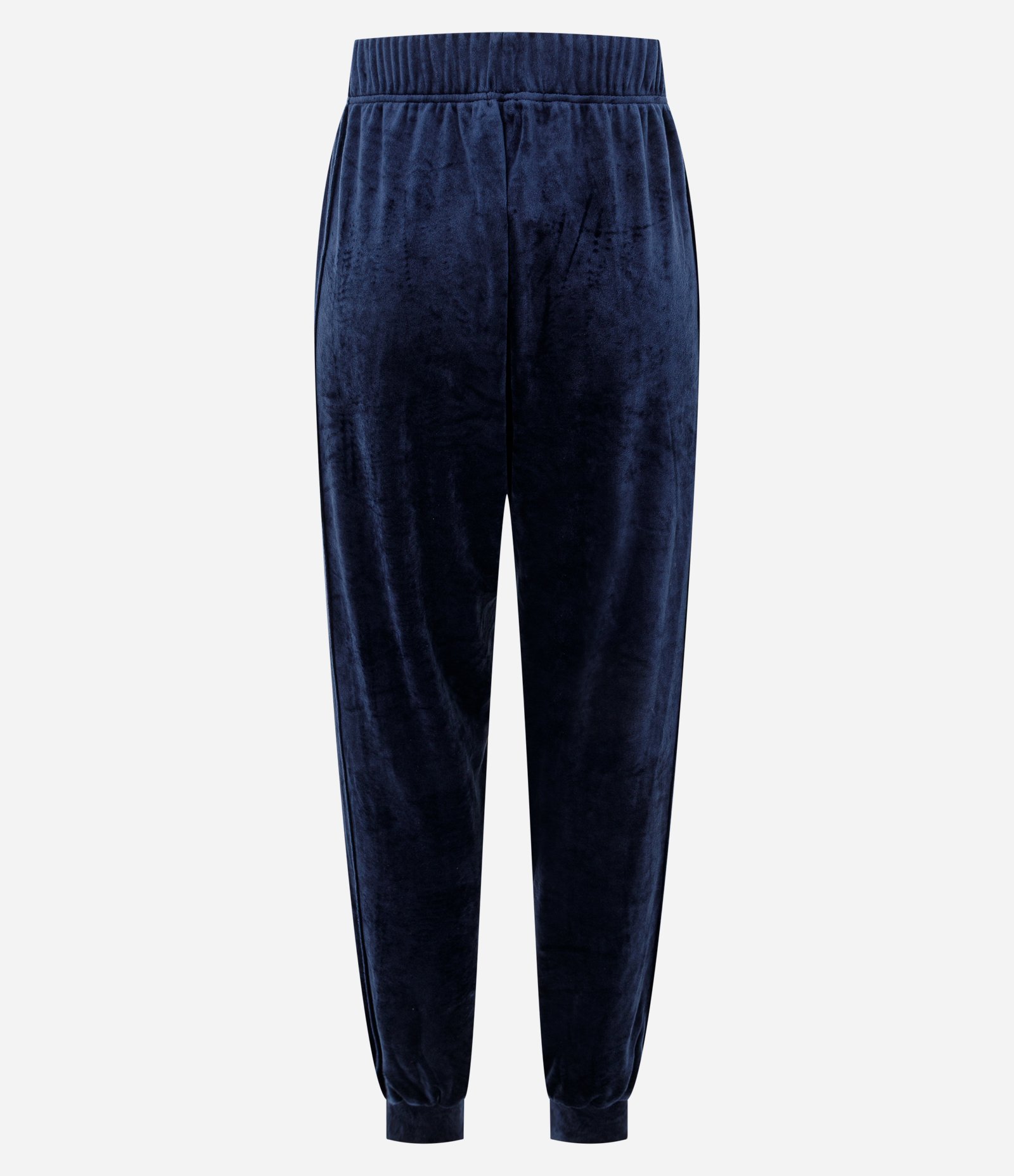 Calça Jogger Esportiva em Plush com Cós Elástico Azul 7