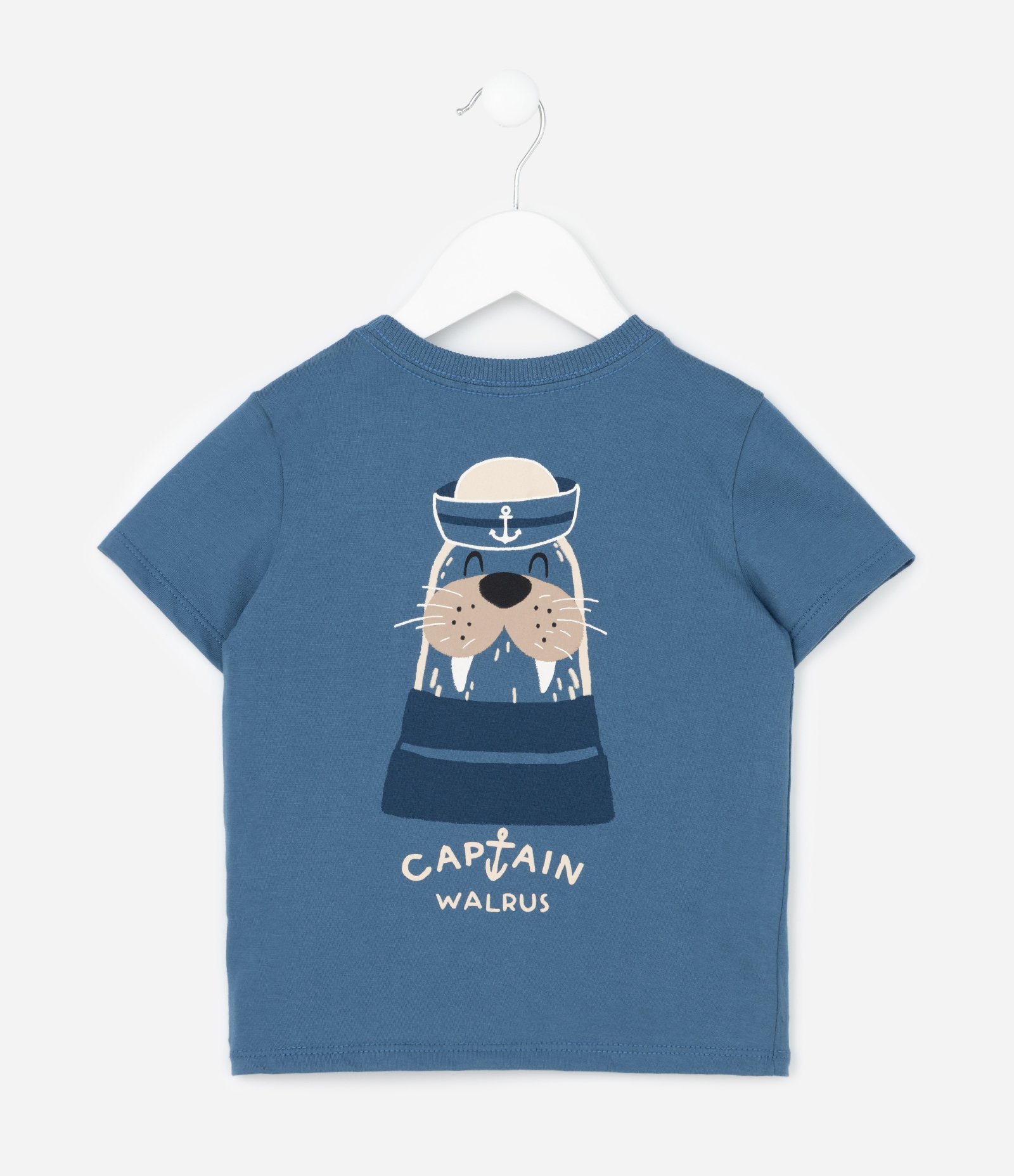 Conjunto Infantil em Algodão com Estampa de Foca - 1 a 5/6 Azul 3