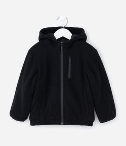 Jaqueta Infantil com Capuz e Zíper – Tam 1 a 5/6 Anos