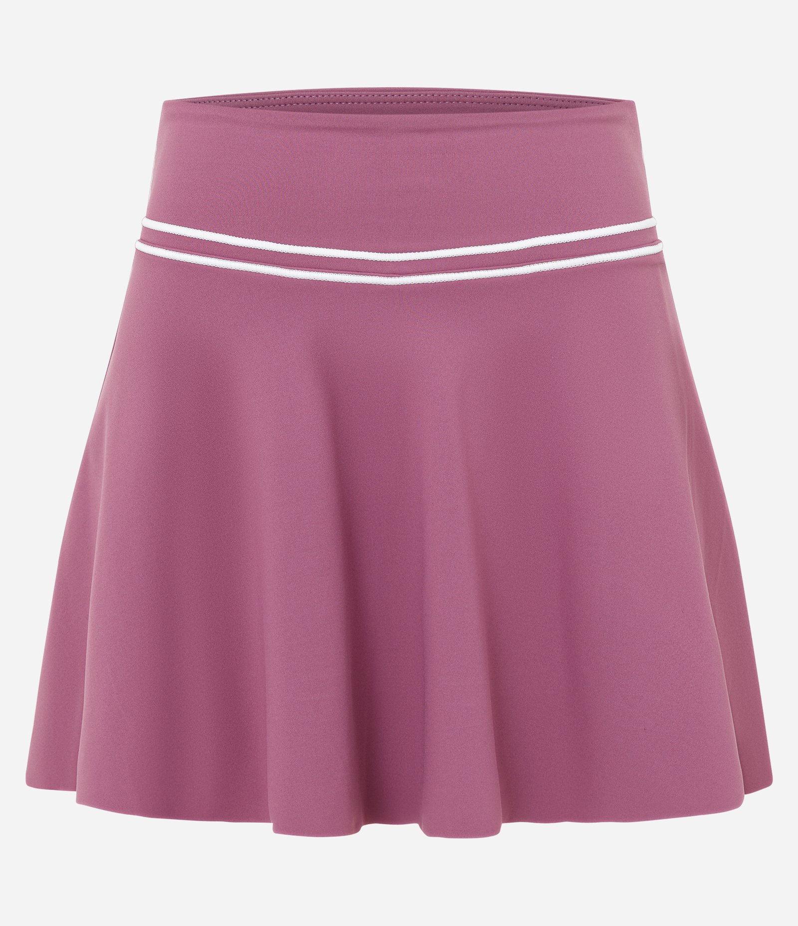 Short Saia Esportivo em Microfibra com Frisos Contrastantes Rosa 5