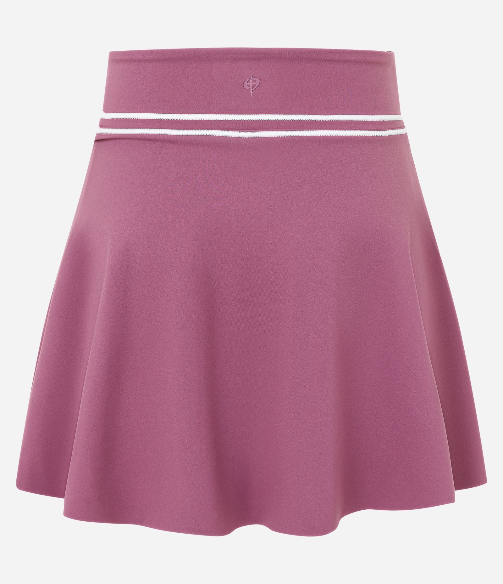 Short Saia Esportivo em Microfibra com Frisos Contrastantes Rosa 6