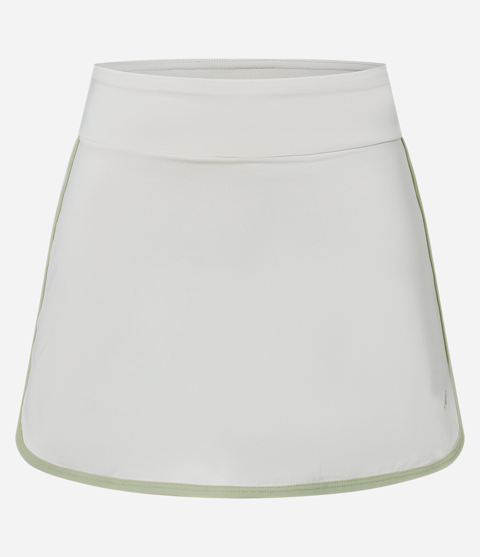 Short Saia Esportivo com Cós Elástico e Lateral Contrastante Branco 6