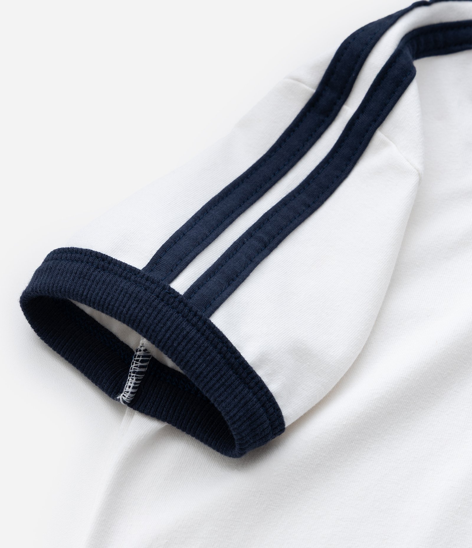 Blusa Infantil Baby Tee com Estampa College – Tam 5 a 14 Anos Branco 4