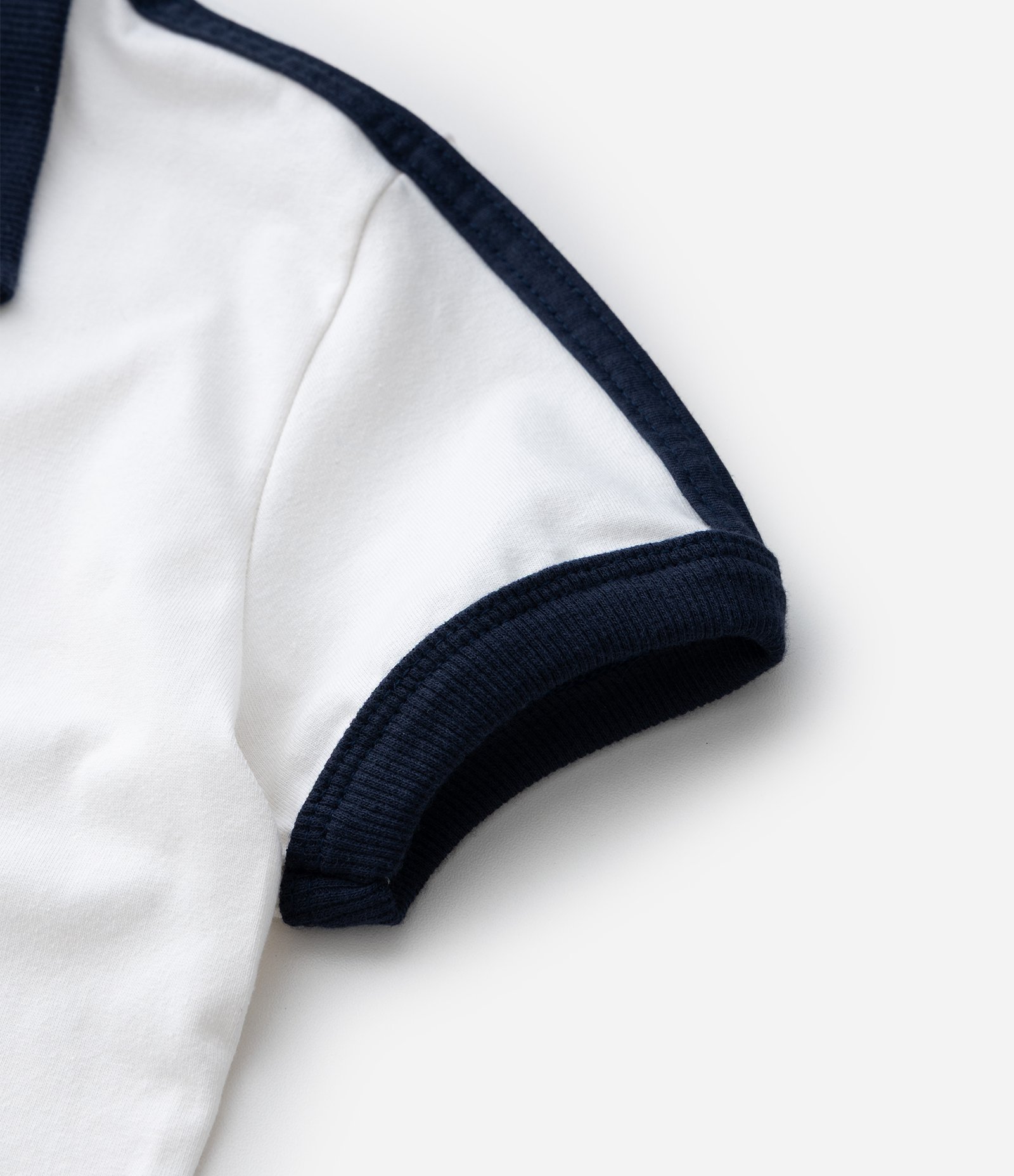 Blusa Infantil Baby Tee com Estampa College – Tam 5 a 14 Anos Branco 5