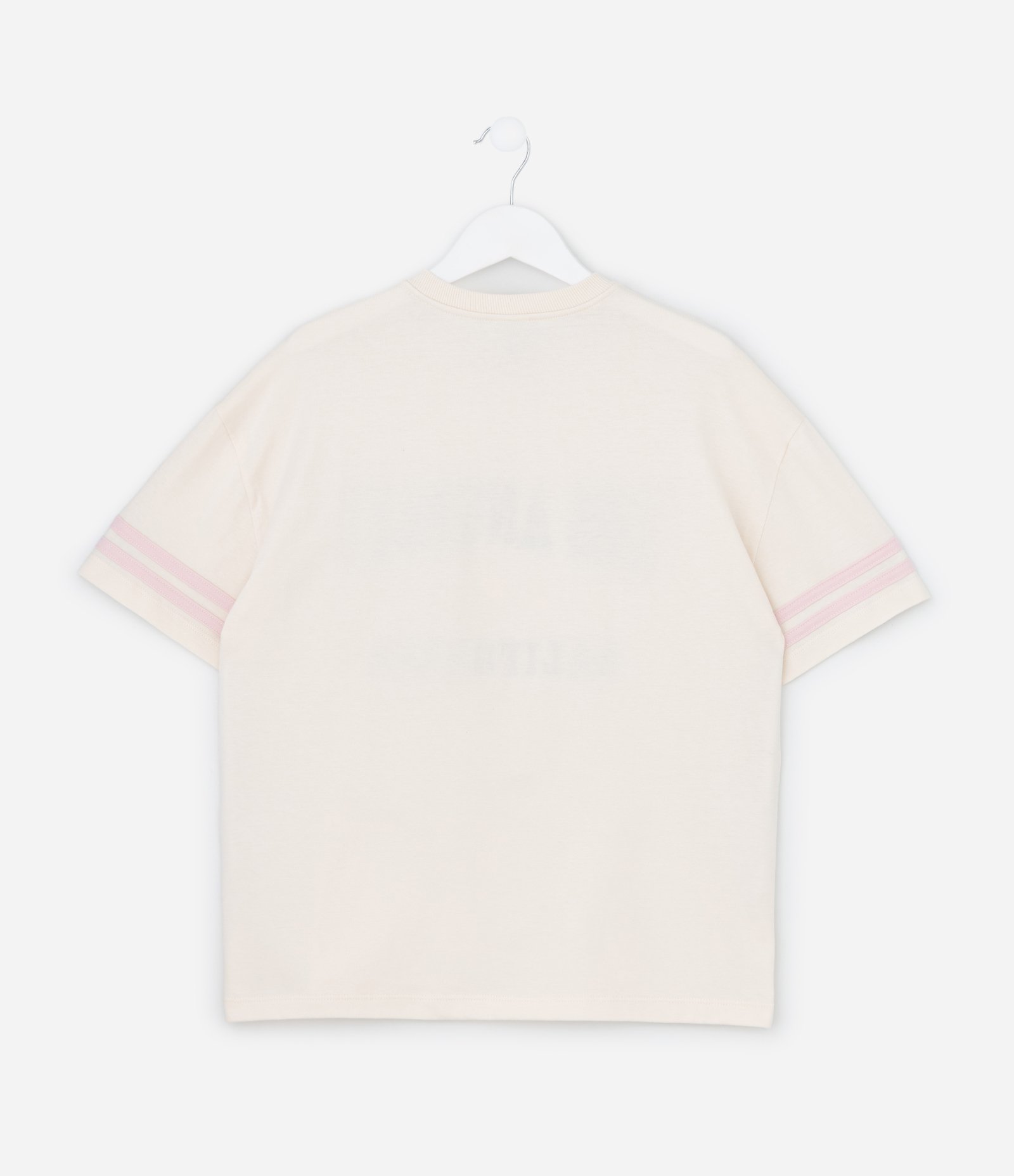Camiseta Infantil Meia Malha com Lettering Los Angeles – Tam 7 A 14 Anos Off White 2