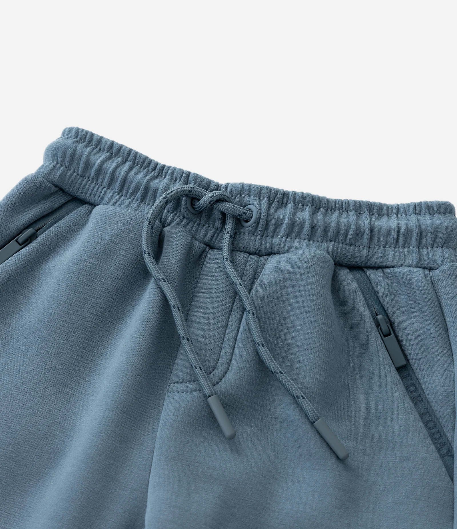 Calça Jogger Infantil em Microfibra com Zíper e Tape - Tam 1 A 6 Anos Azul 6