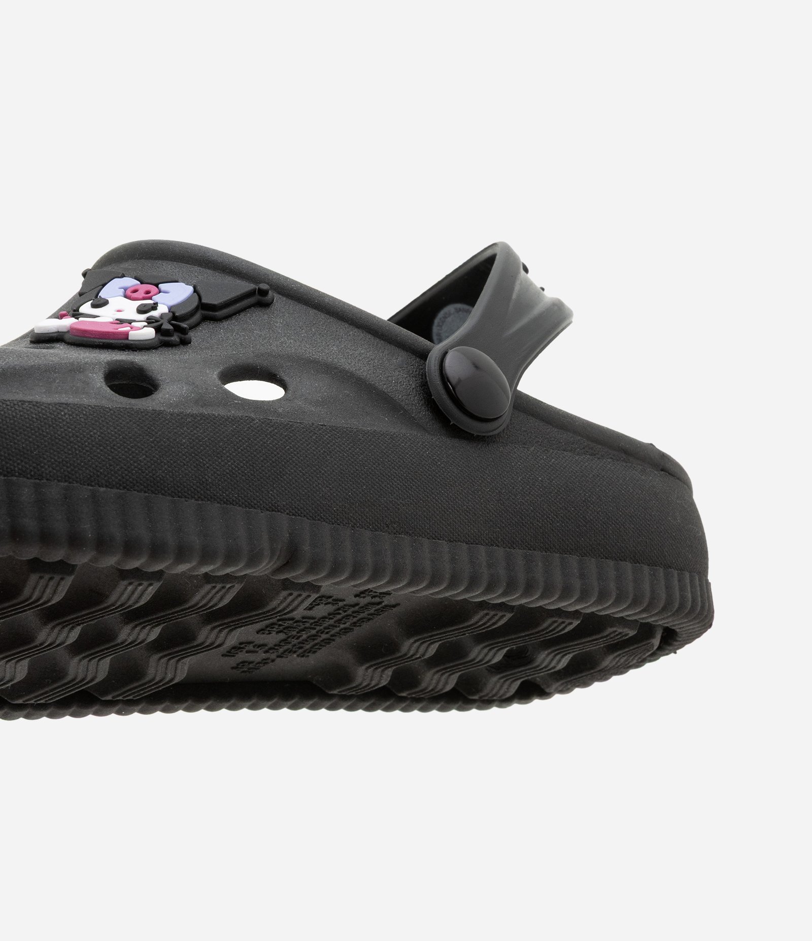 Sandália Babuche Infantil com Patch Kuromi - Tam 28 a 35 Preto 3