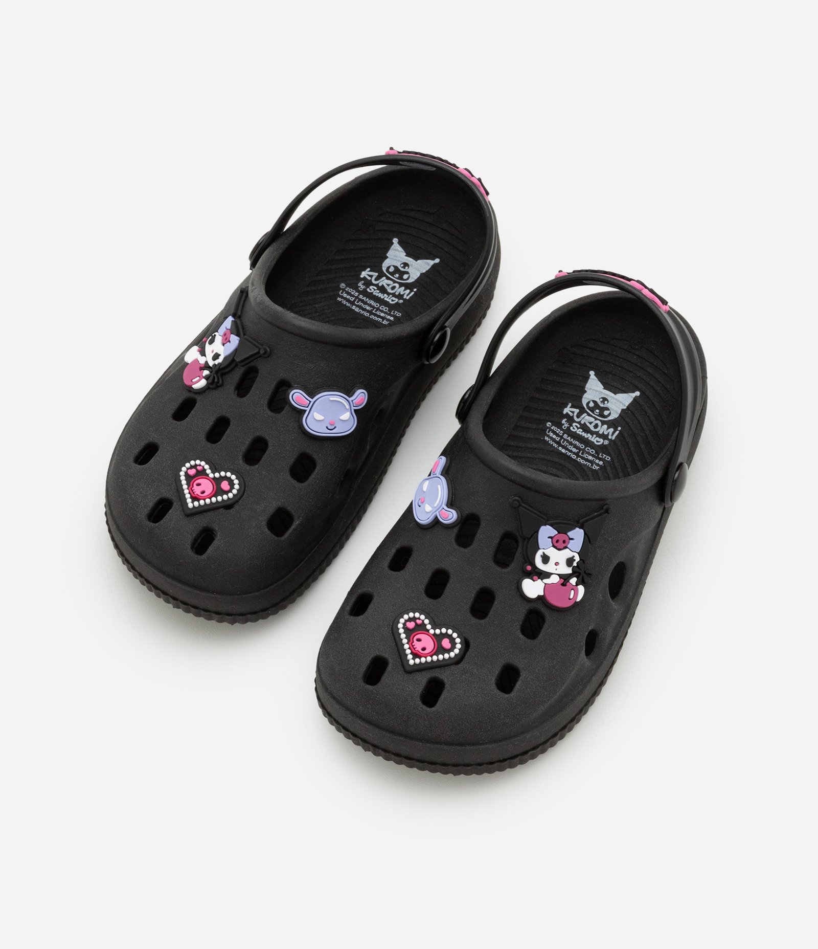 Sandália Babuche Infantil com Patch Kuromi - Tam 28 a 35 Preto 5