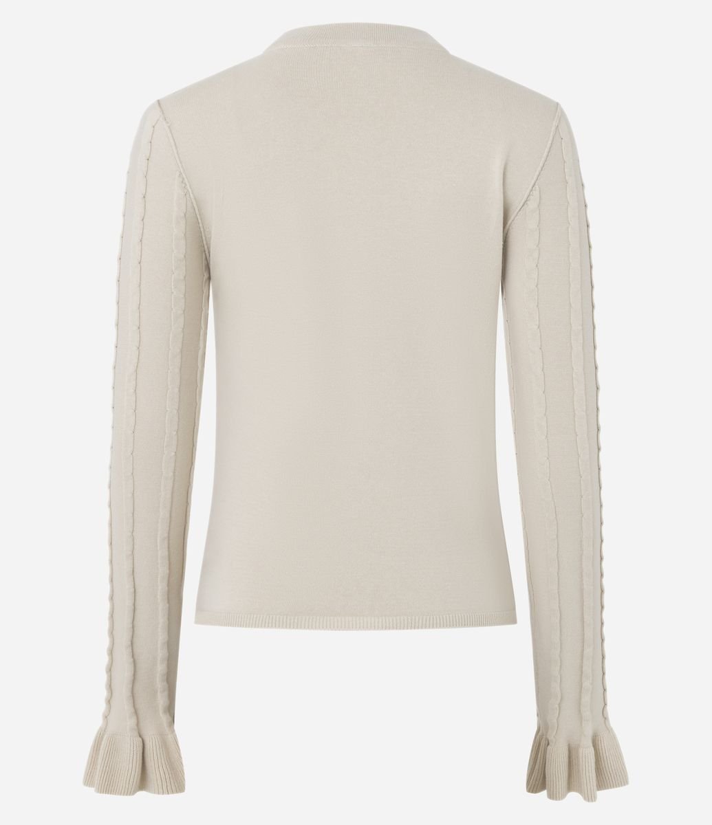 kazu117 TRICOT TEXTURA MEIO ZÍPER - TNG