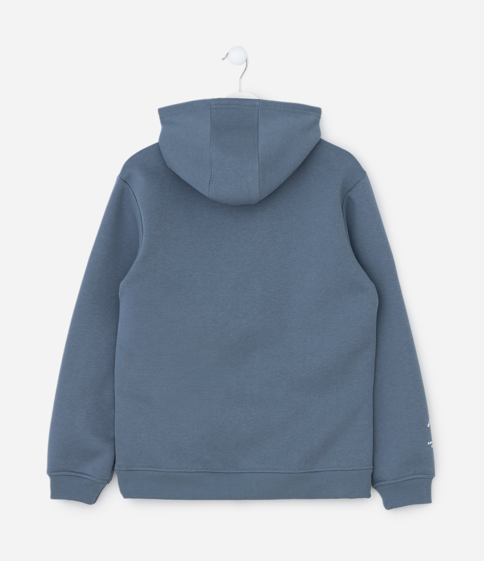 Casaco Infantil em Moletom com Estampa Every Wave Counts – Tam 5 a 14 Anos Azul 3