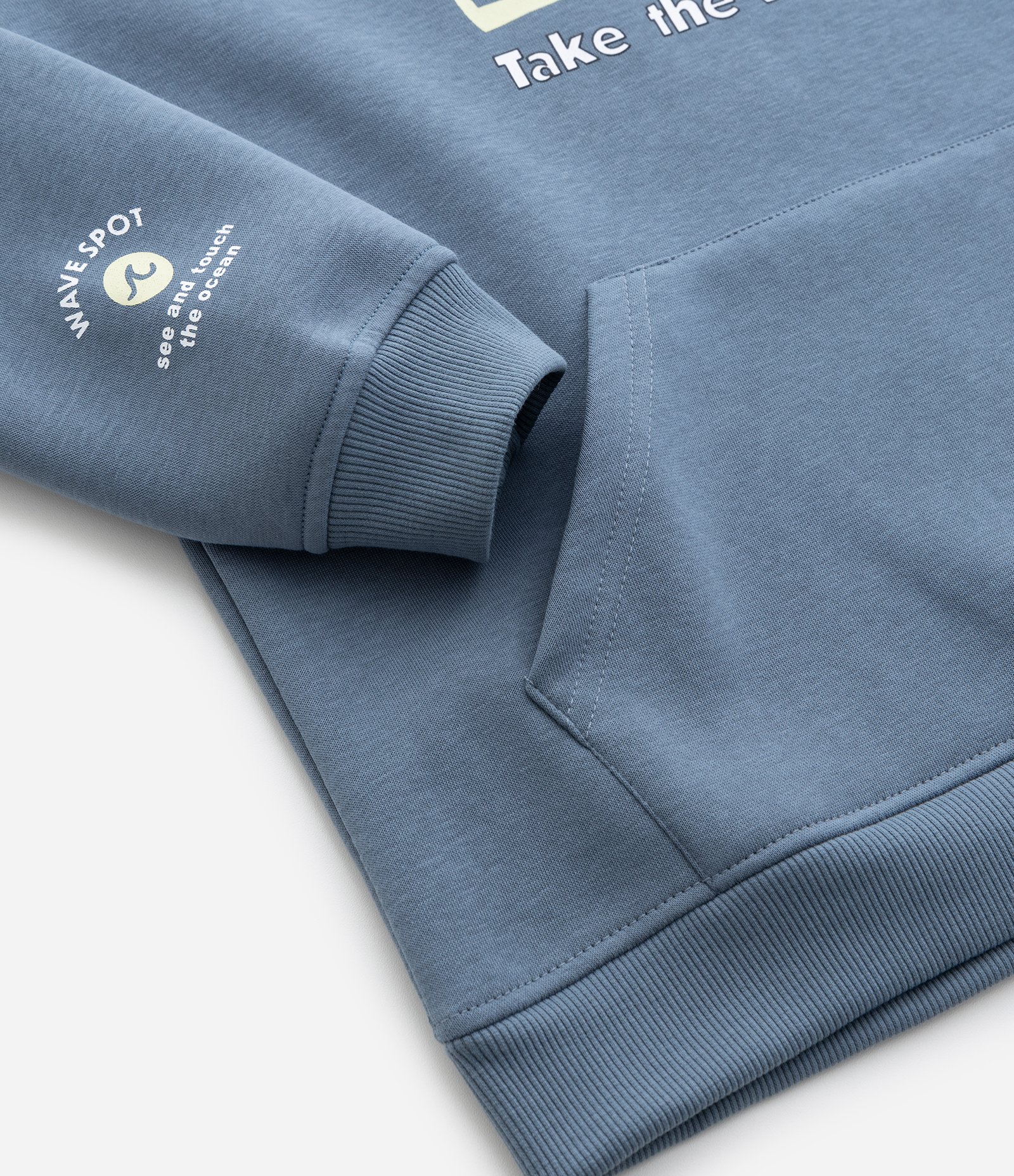 Casaco Infantil em Moletom com Estampa Every Wave Counts – Tam 5 a 14 Anos Azul 5