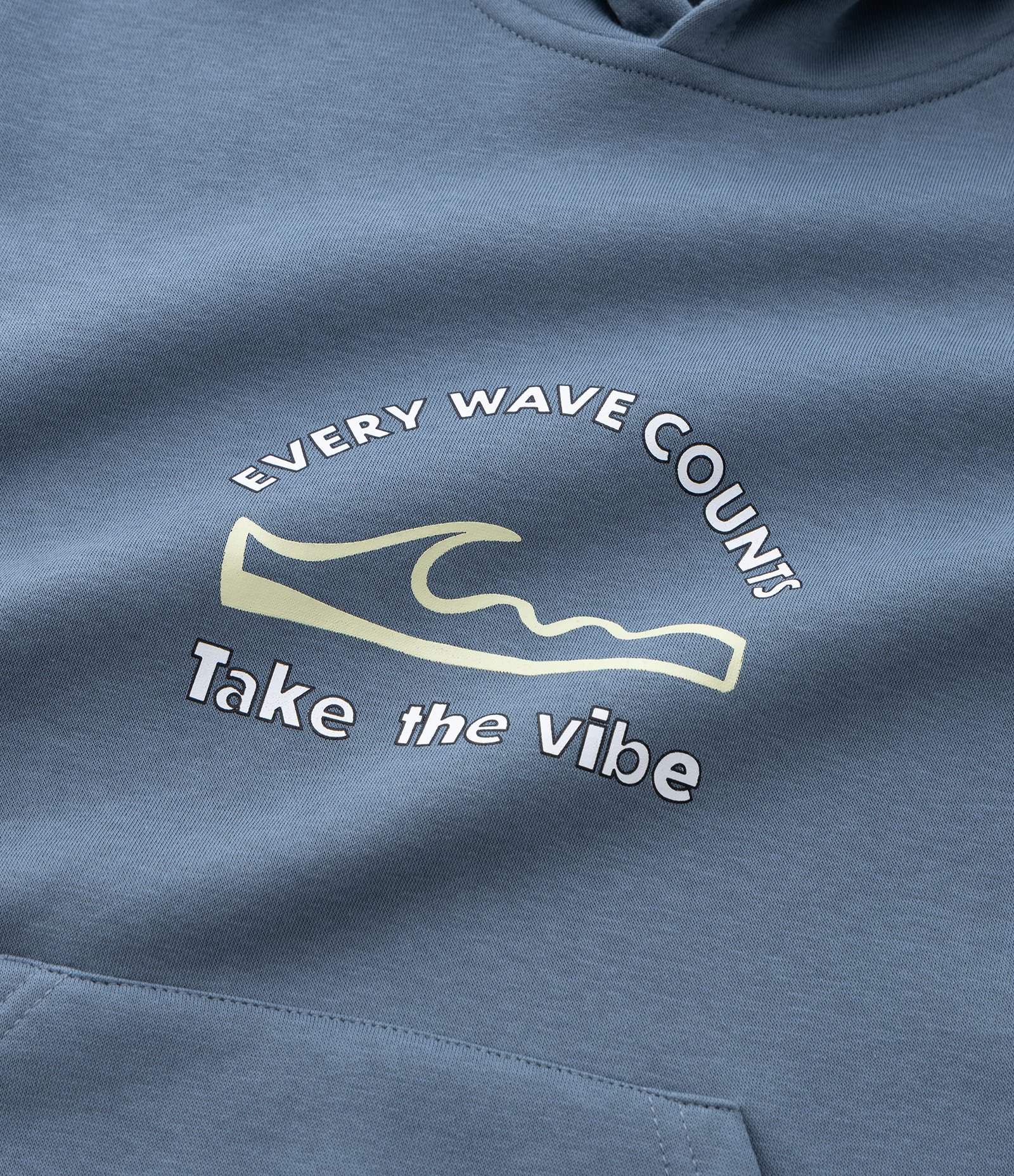 Casaco Infantil em Moletom com Estampa Every Wave Counts – Tam 5 a 14 Anos Azul 7