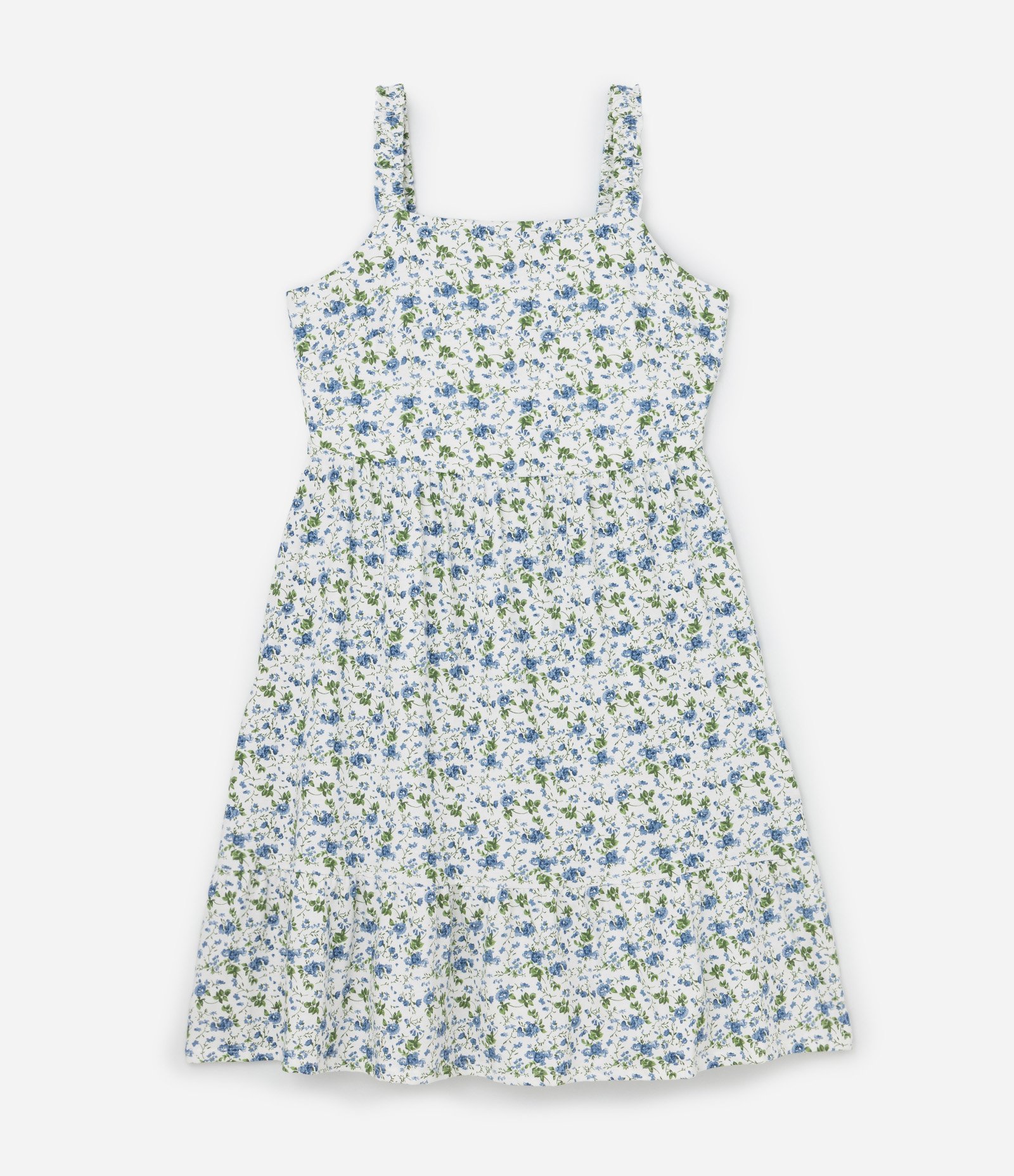 Vestido Curto em Algodão com Estampa Floral Liberty Curve & Plus Size Branco 3