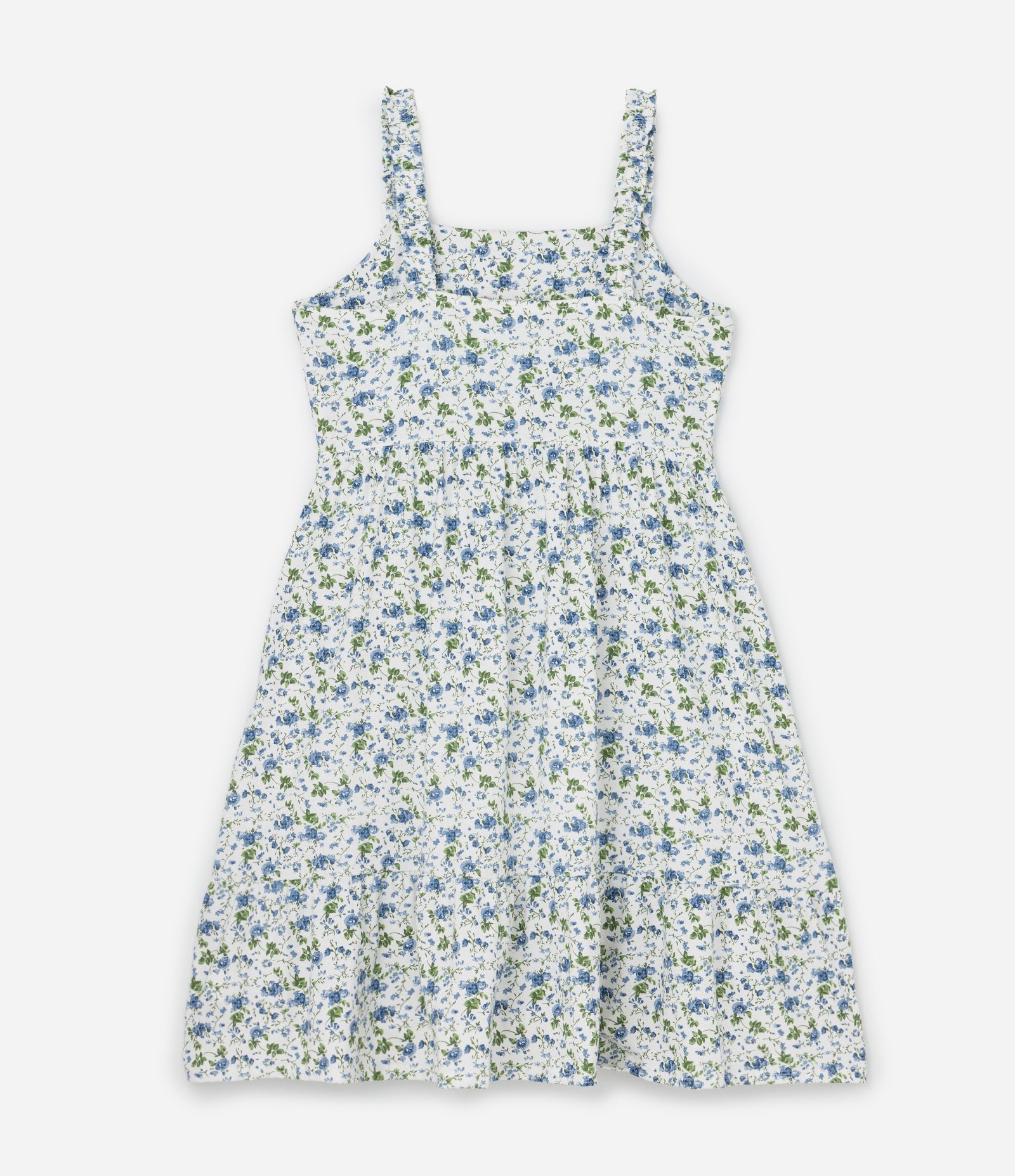 Vestido Curto em Algodão com Estampa Floral Liberty Curve & Plus Size Branco 4