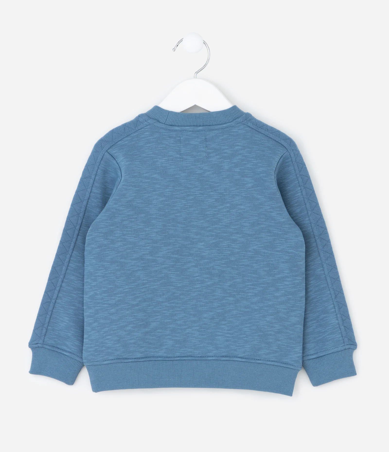 Conjunto Infantil com Recortes Matelassados – Tam 1 a 6 Anos Azul 4