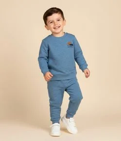 Conjunto Infantil com Recortes Matelassados – Tam 1 a 6 Anos