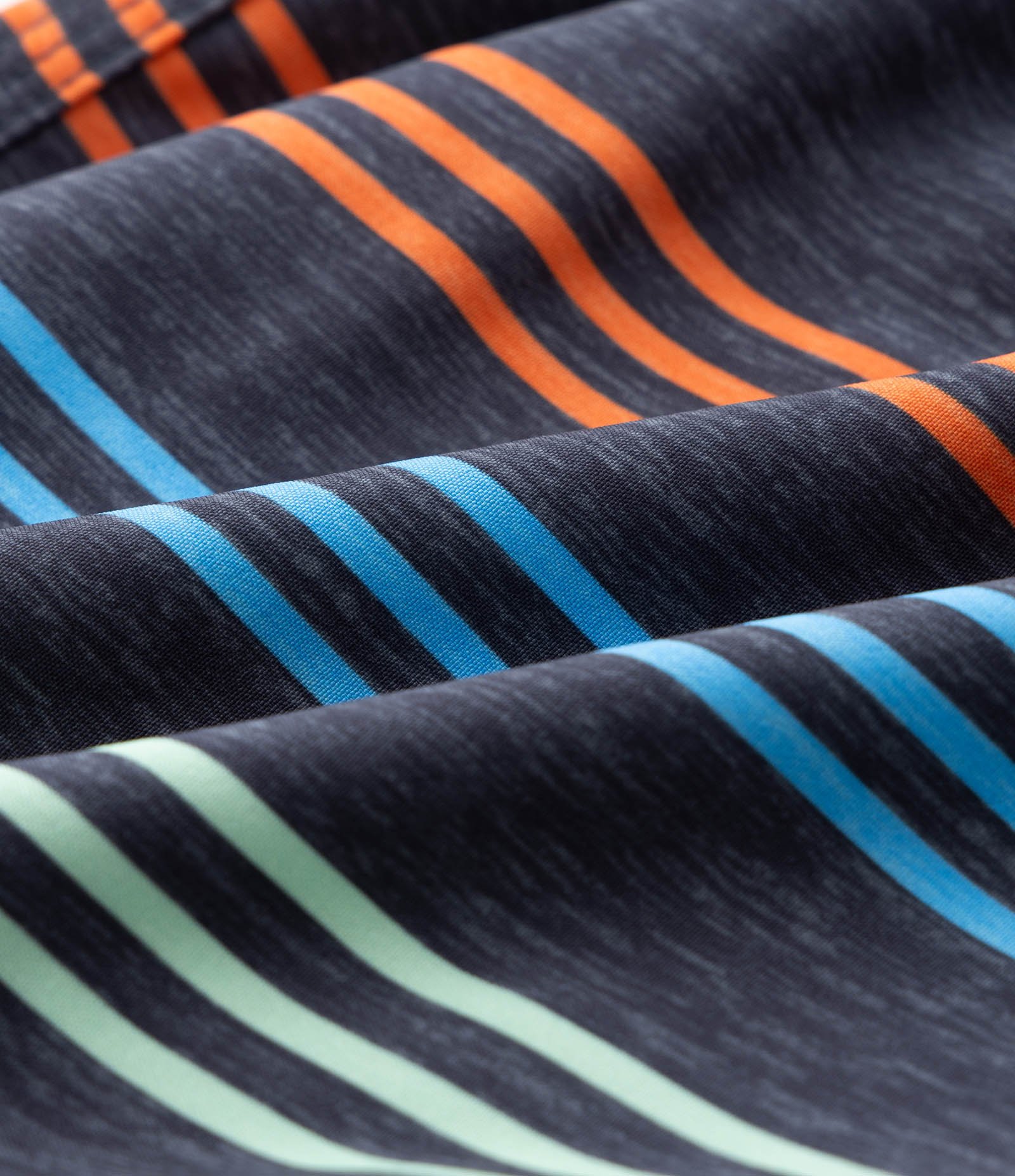 Bermuda de Banho Infantil com Listra Colorida - Tam 5 a 14 anos Azul 4