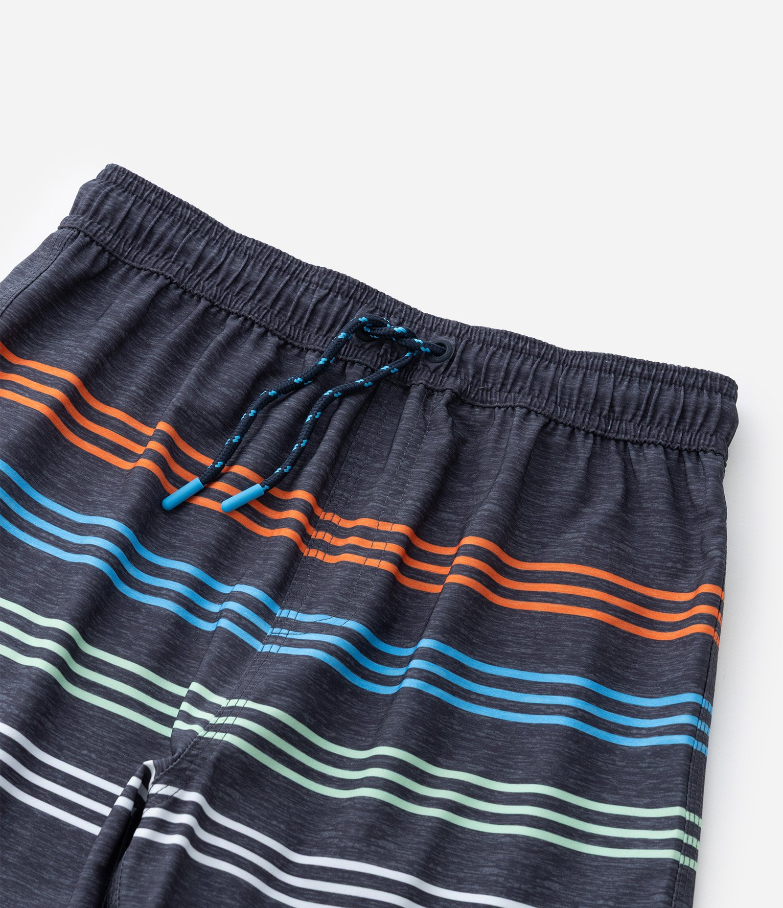 Bermuda de Banho Infantil com Listra Colorida - Tam 5 a 14 anos Azul 5