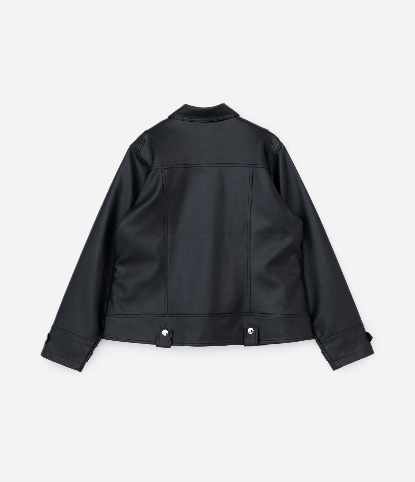 Jaqueta Biker em PU Curve e Plus Size Preto 6