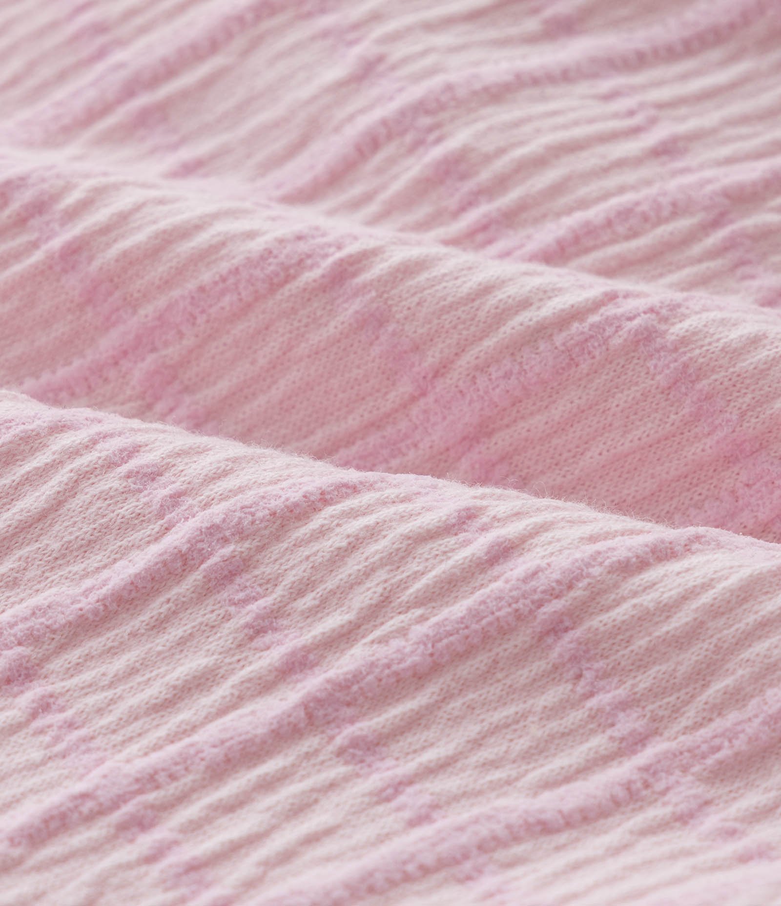 Conjunto Infantil Texturizado com Batinha e Short com Bolsos - Tam 1 A 6 Anos Rosa Claro 6