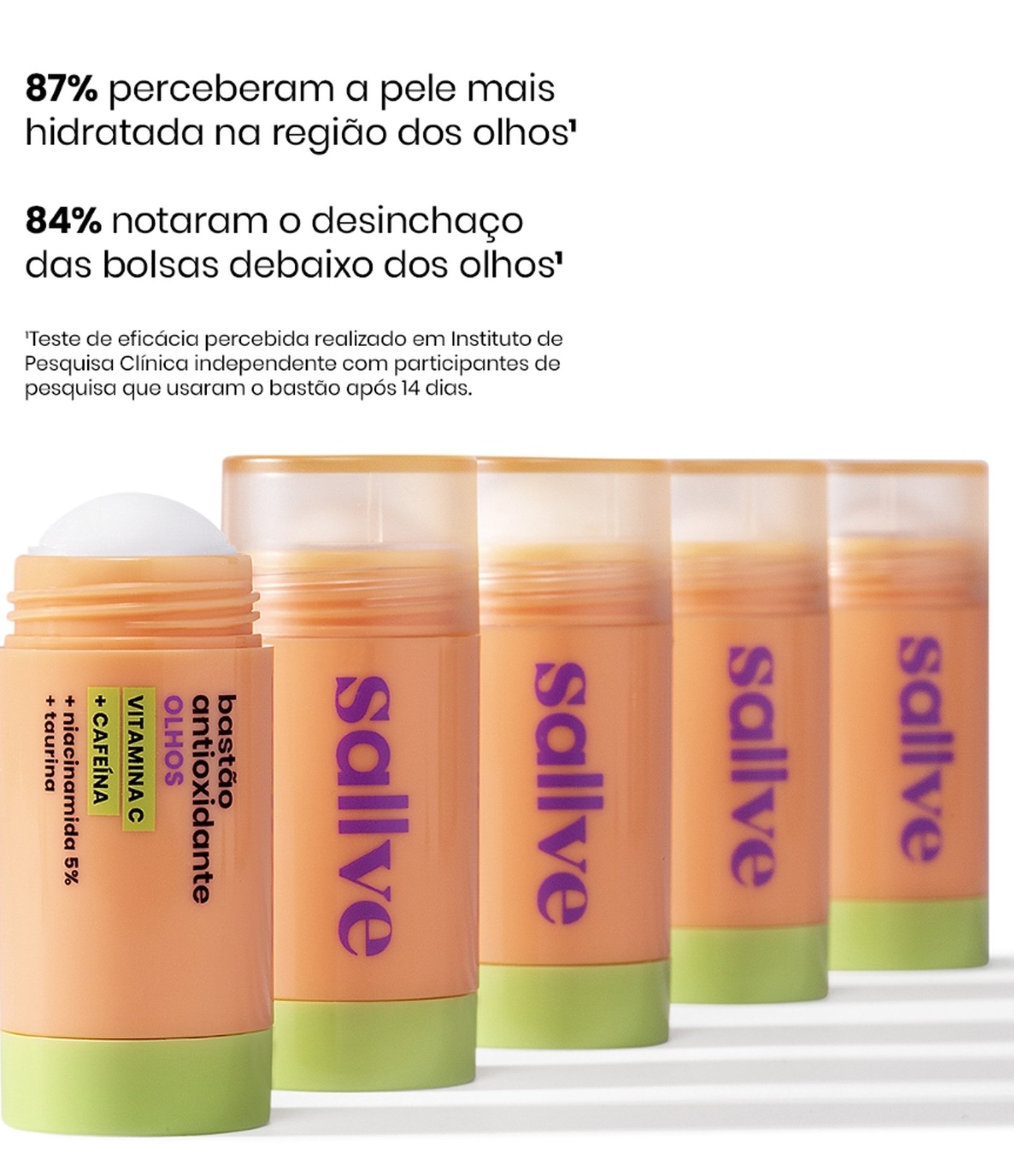 Bastao Facial Antioxidante Para Olhos Sallve 10g 3