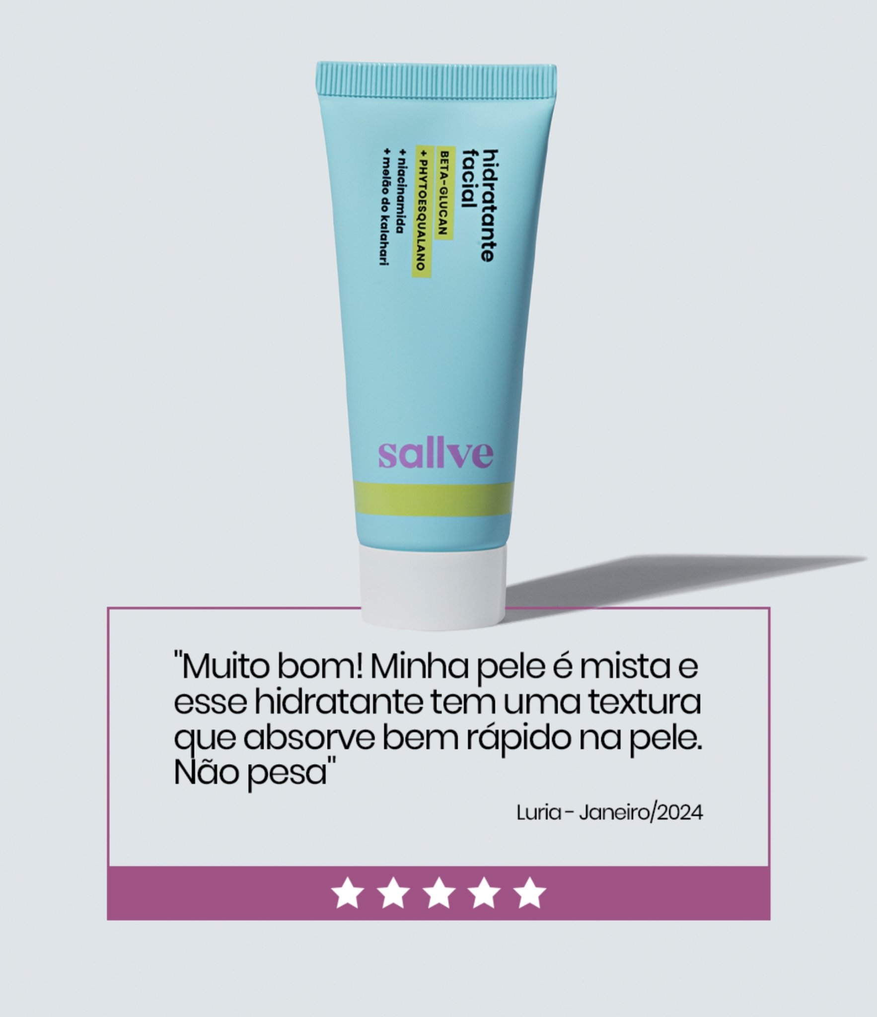 Hidratante Facial Sallve 40g 3