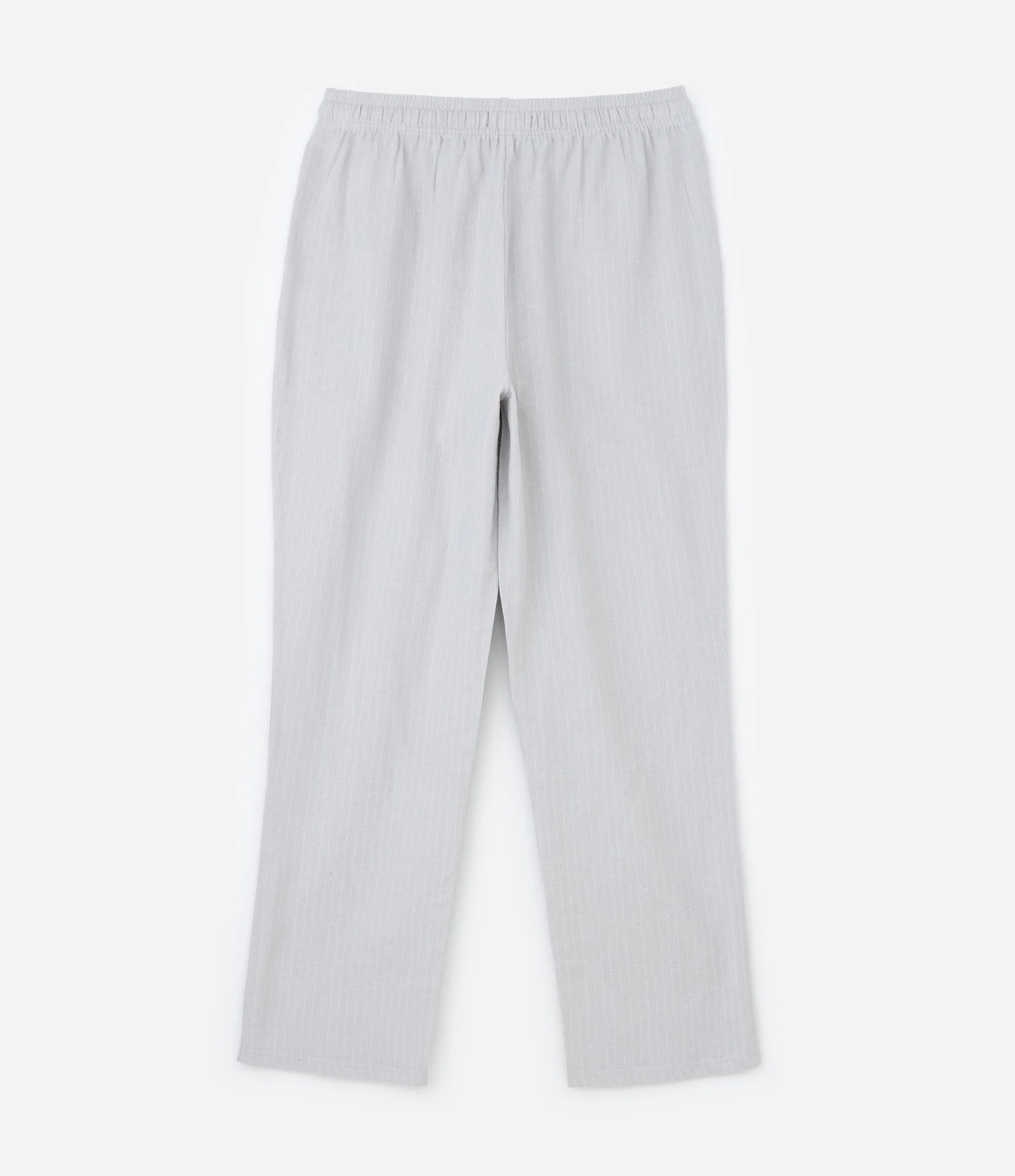 Calça de Pijama em Flanela com Cordão no Cós Cinza 6