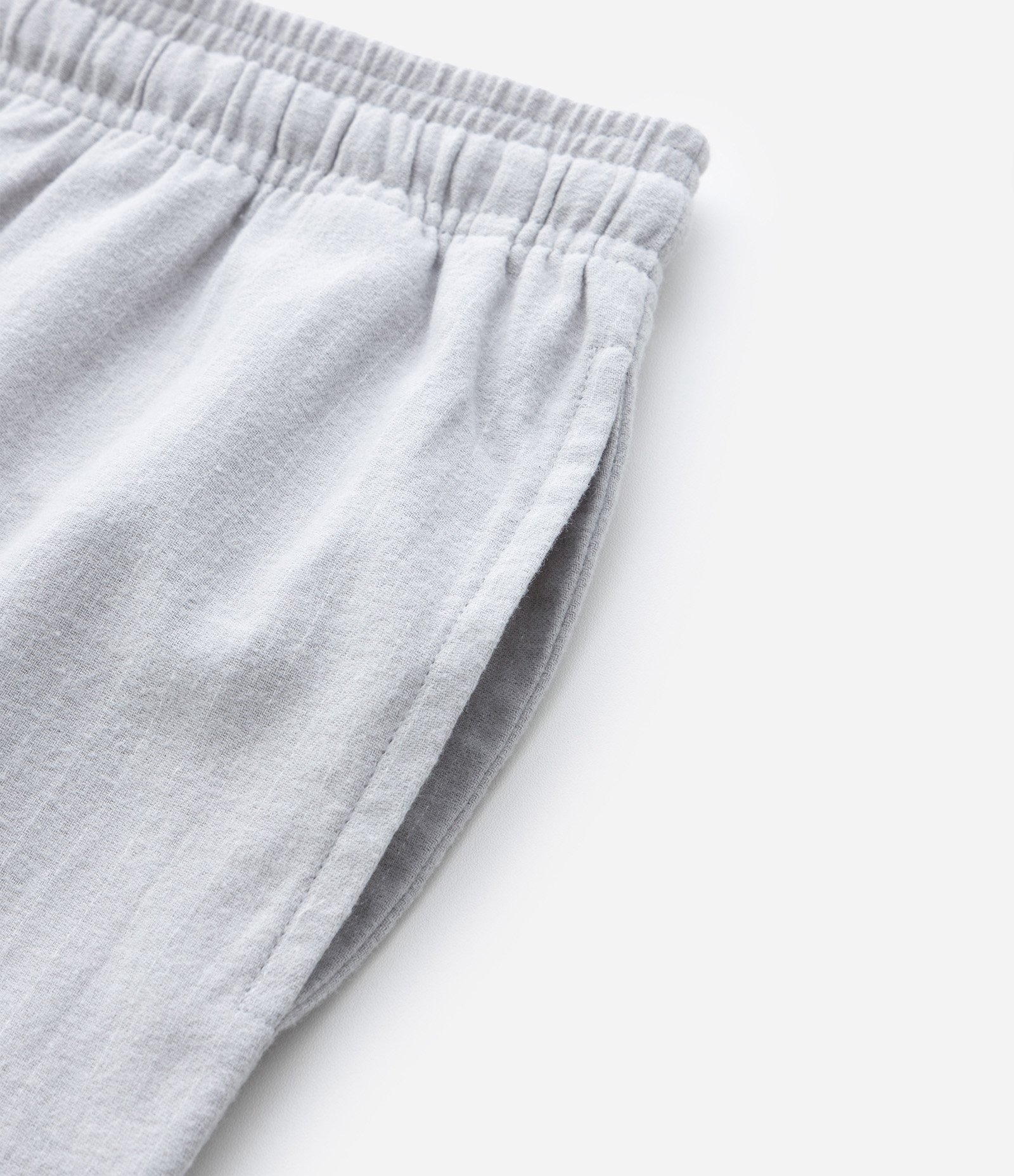 Calça de Pijama em Flanela com Cordão no Cós Cinza 8