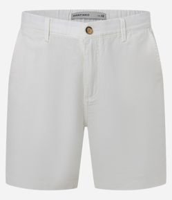 Bermuda Slim em Oxford com Bolso