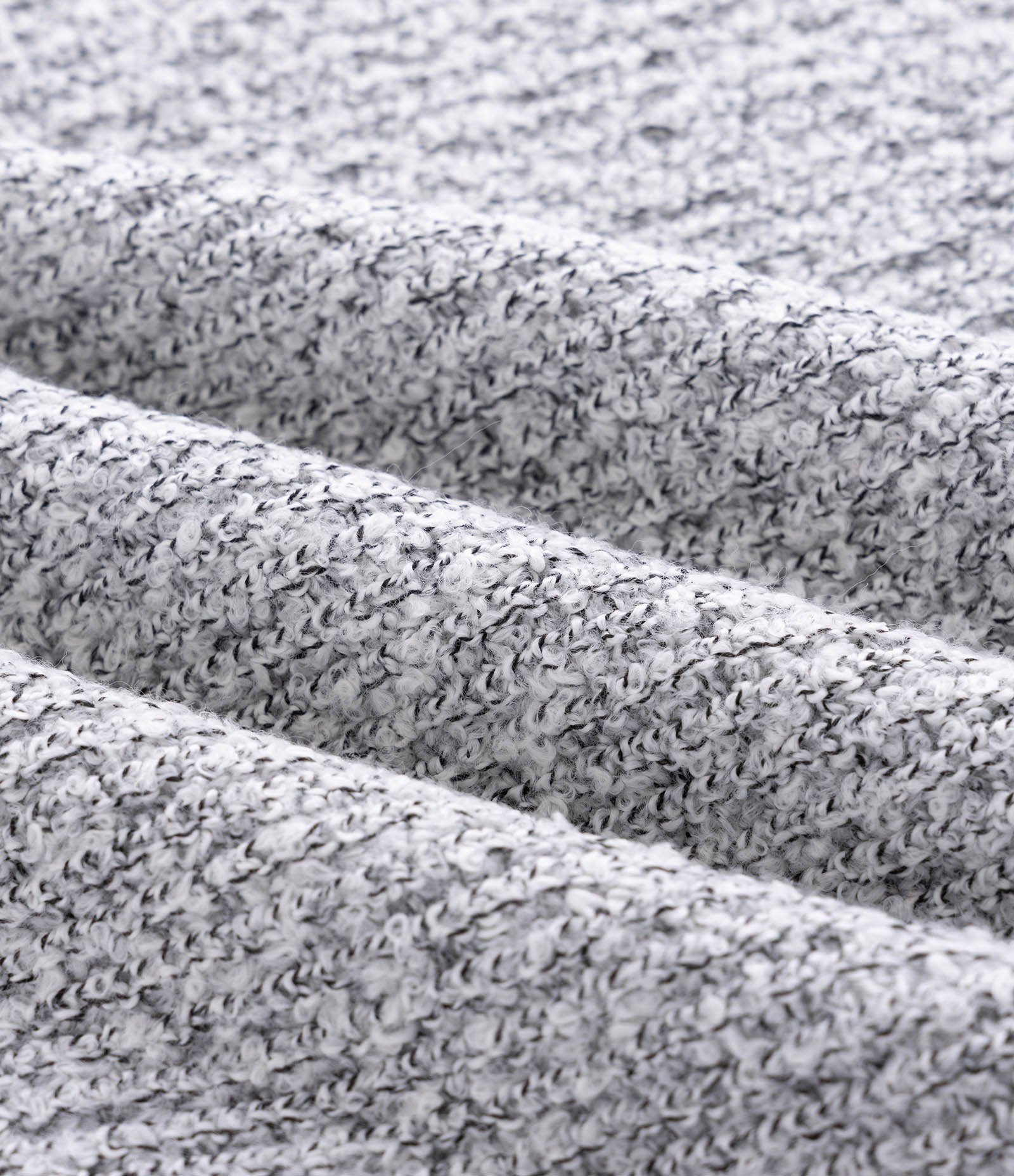 Suéter Texturizado com Gola Polo Cinza 3