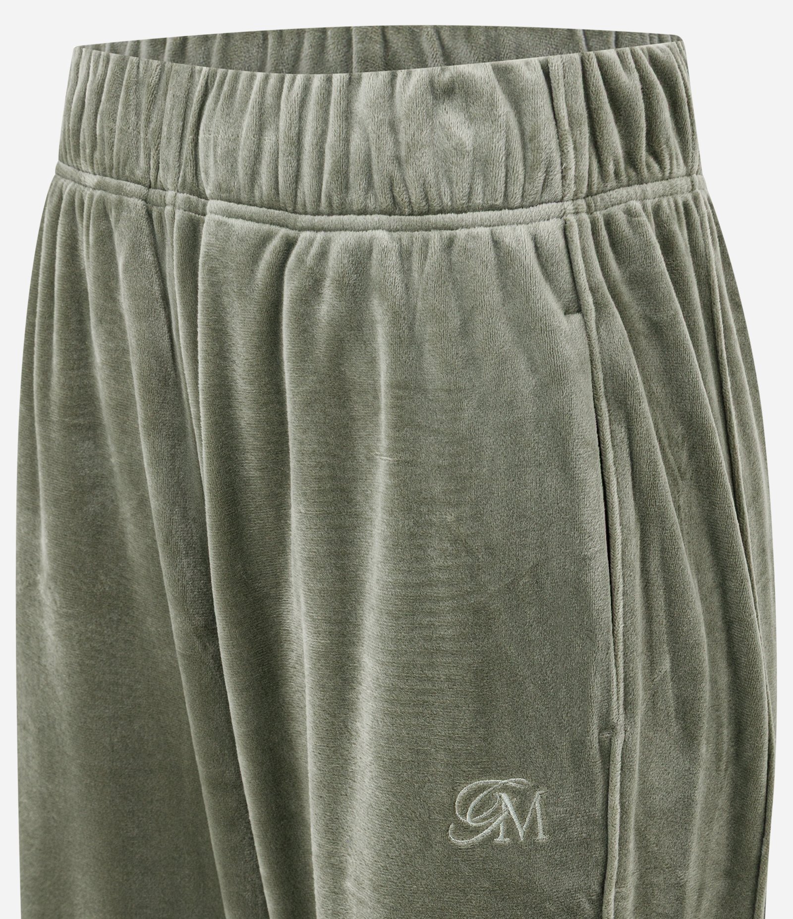 Calça Jogger Esportiva em Plush com Cós Elástico Verde 6