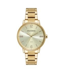 Relógio Analógico Aço Feminino Mondaine