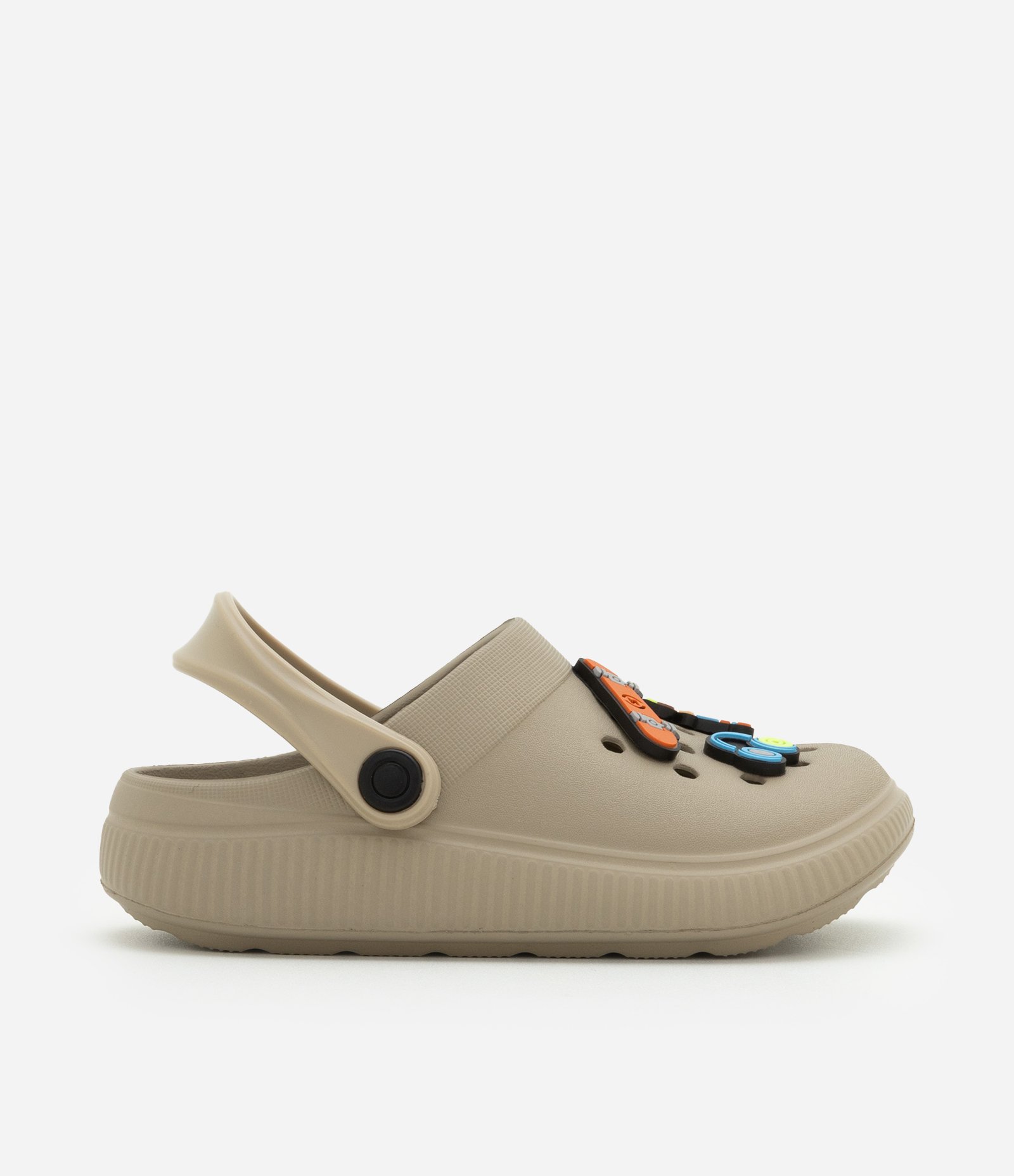 Sandália Infantil em PVC com Pug Aplicada - Tam 28 ao 36 Bege 5