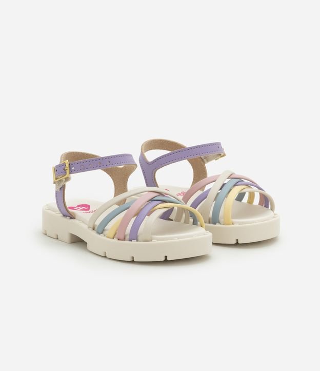 Sandália Infantil em PU com Solado Tratorado Molekinha - Tam 20 ao 25