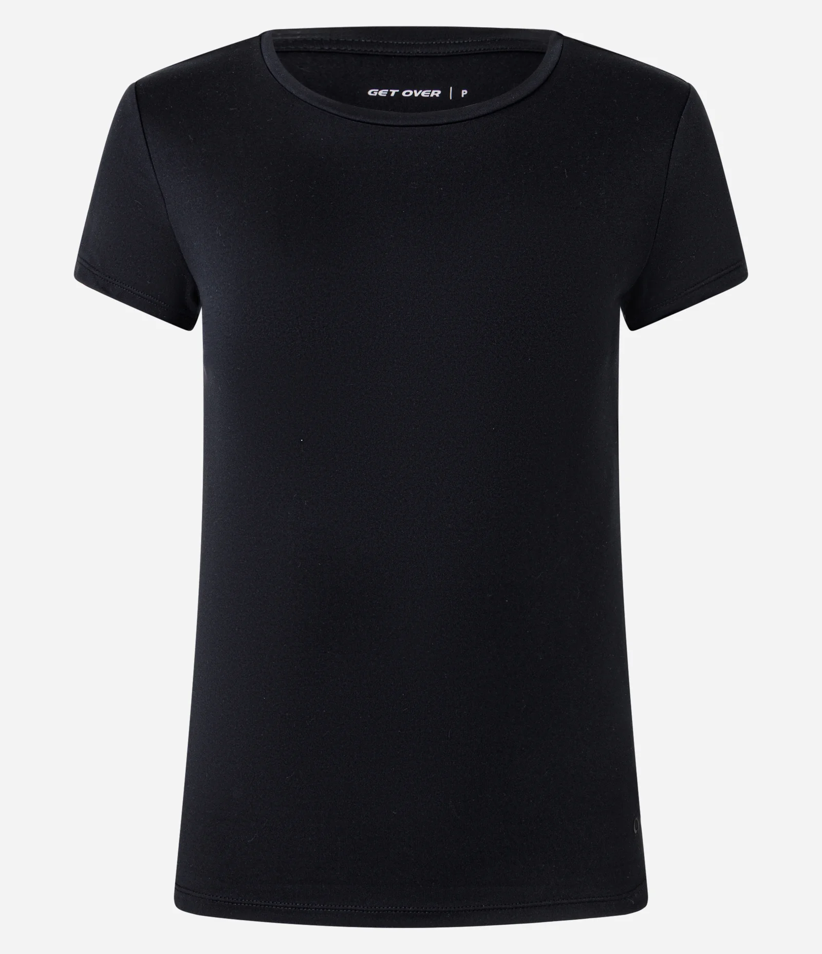 Camiseta Esportiva em Microfibra com Toque Suave Preto 1