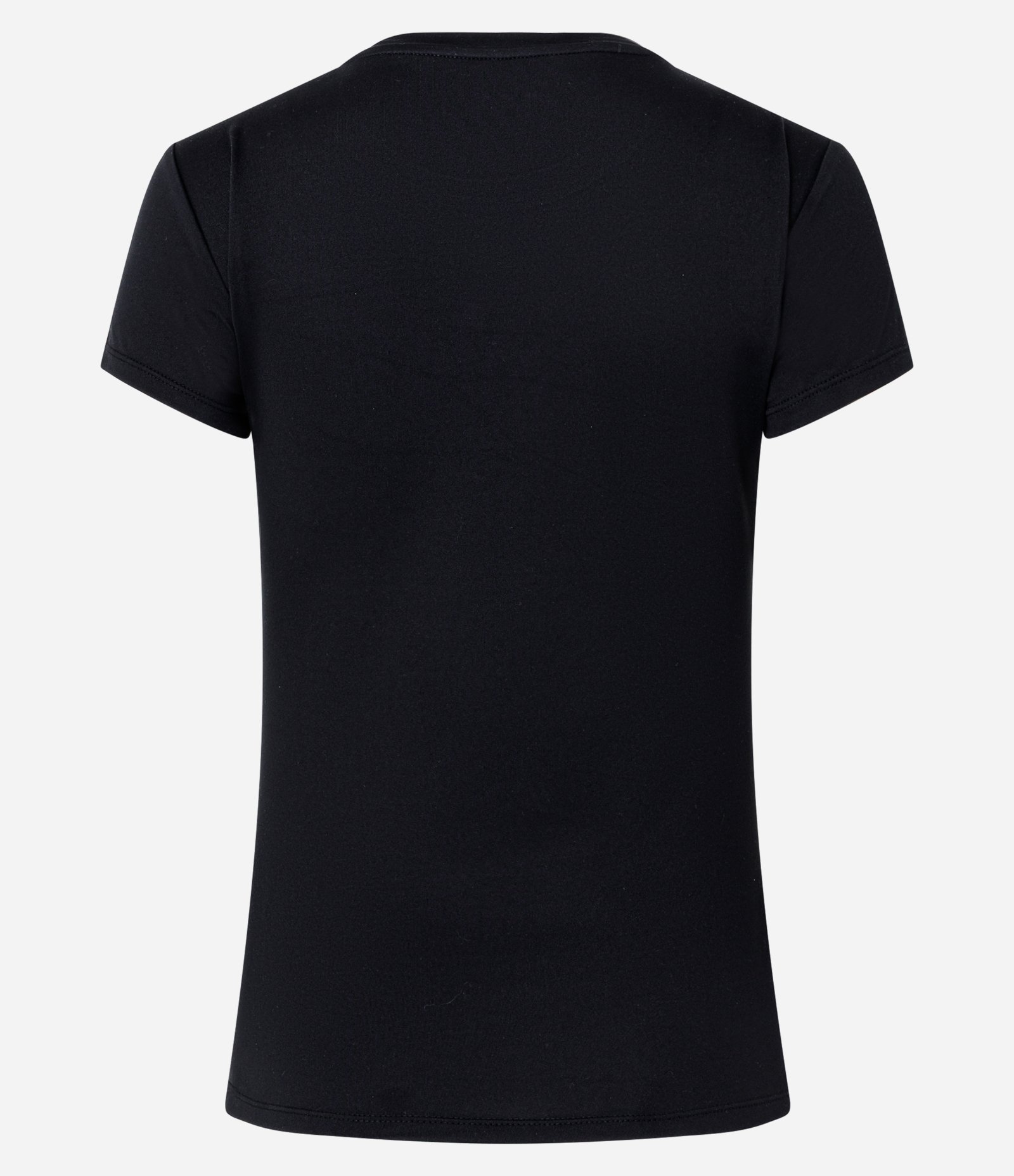 Camiseta Esportiva em Microfibra com Toque Suave Preto 2
