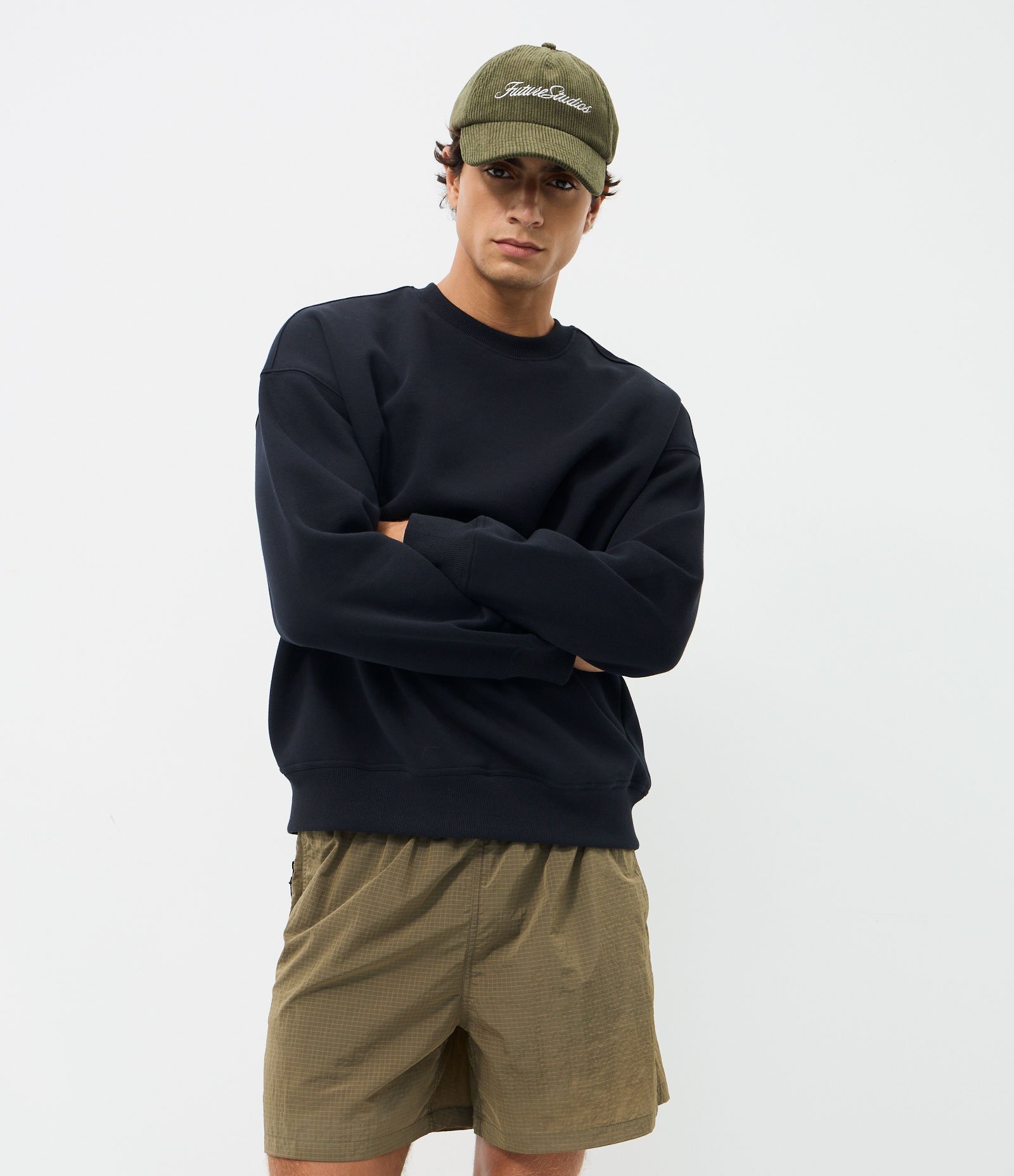 Bermuda de Banho em Poliamida com Tecnologia Ripstop Verde 1