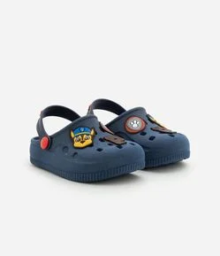 Sandália Infantil em PVC com Patch Patrulha Canina - Tam 20 ao 33