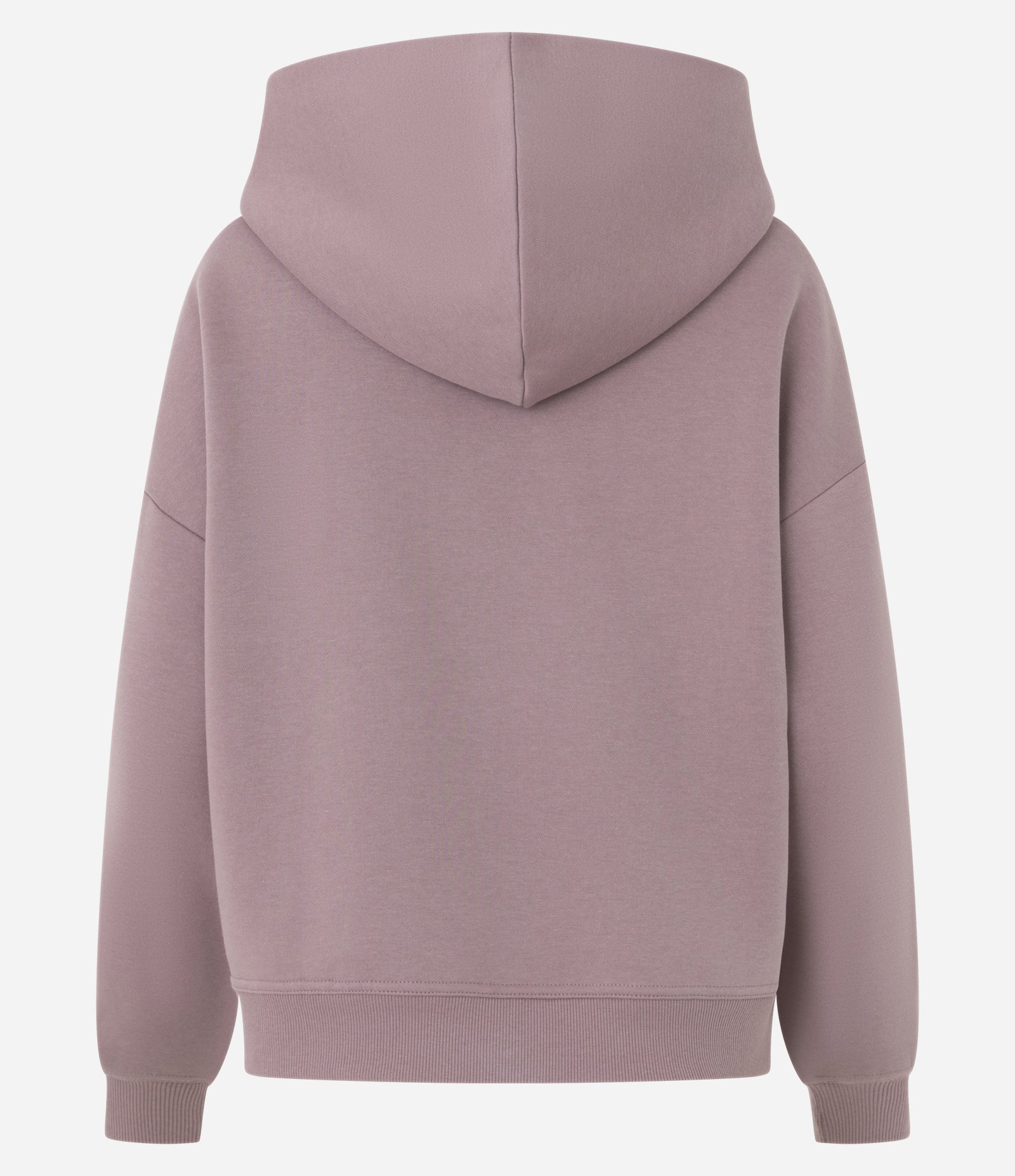 Blusão Fechado em Moletom com Felpa e Bolso Canguru Rosa 7