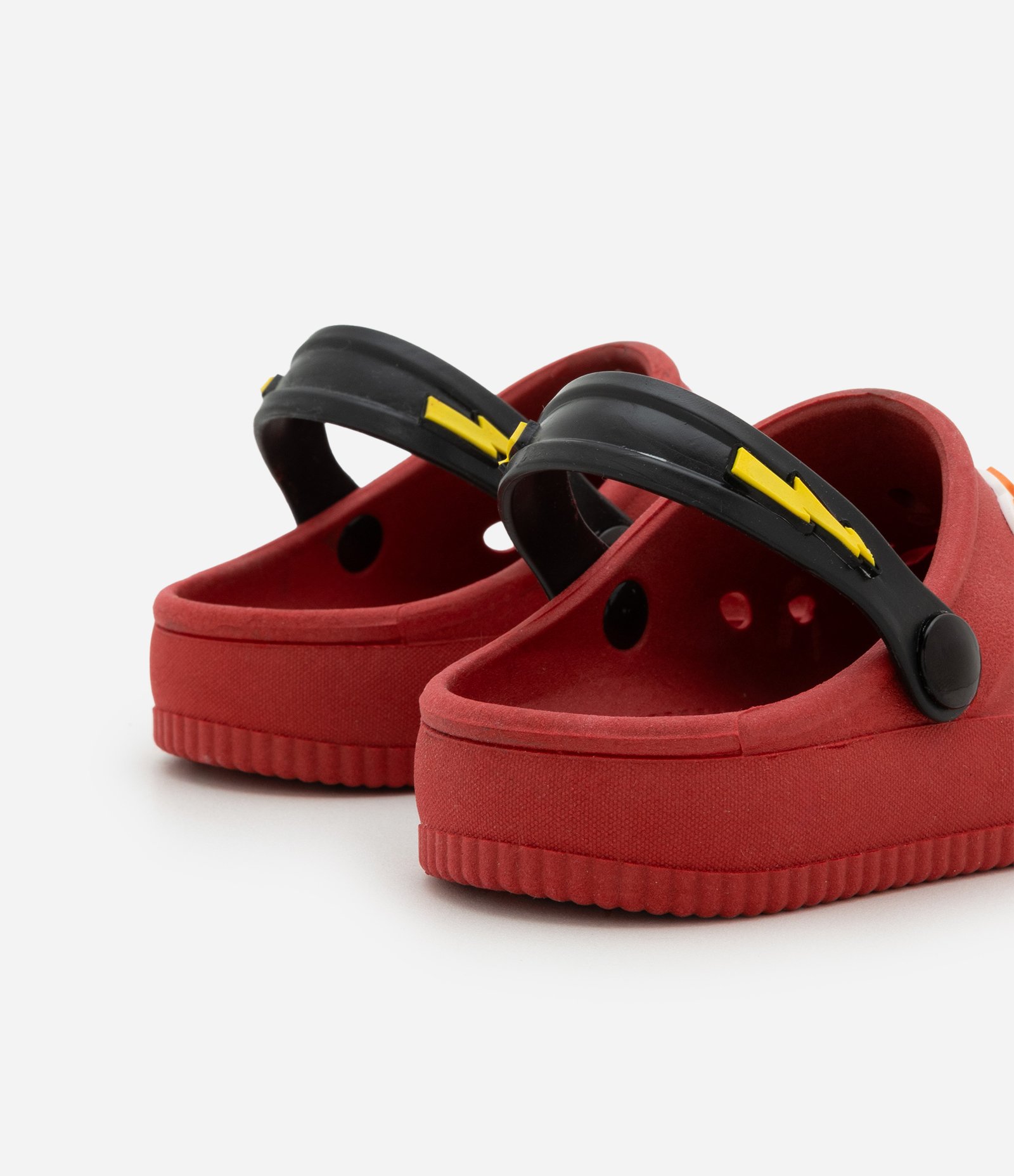 Sandália Babuche Infantil com Patch Carros - Tam 20 ao 33 Vermelho 2