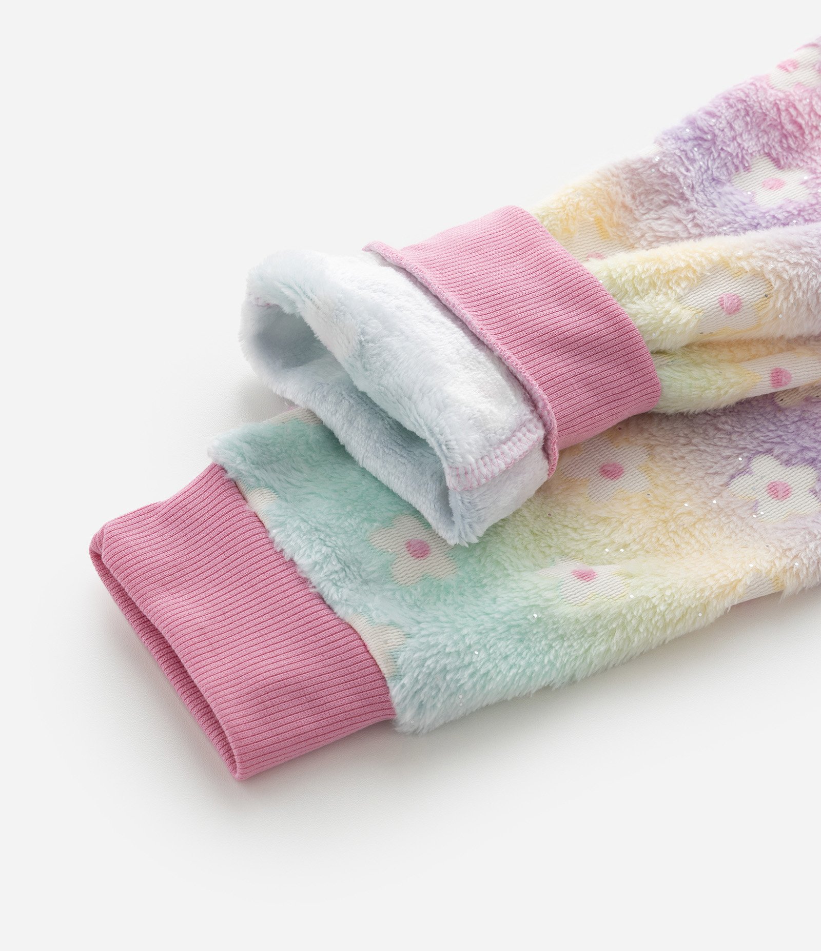 Pijama Infantil com Lettering Bordado e Paetês – Tam 5 a 14 Anos Multicores 8