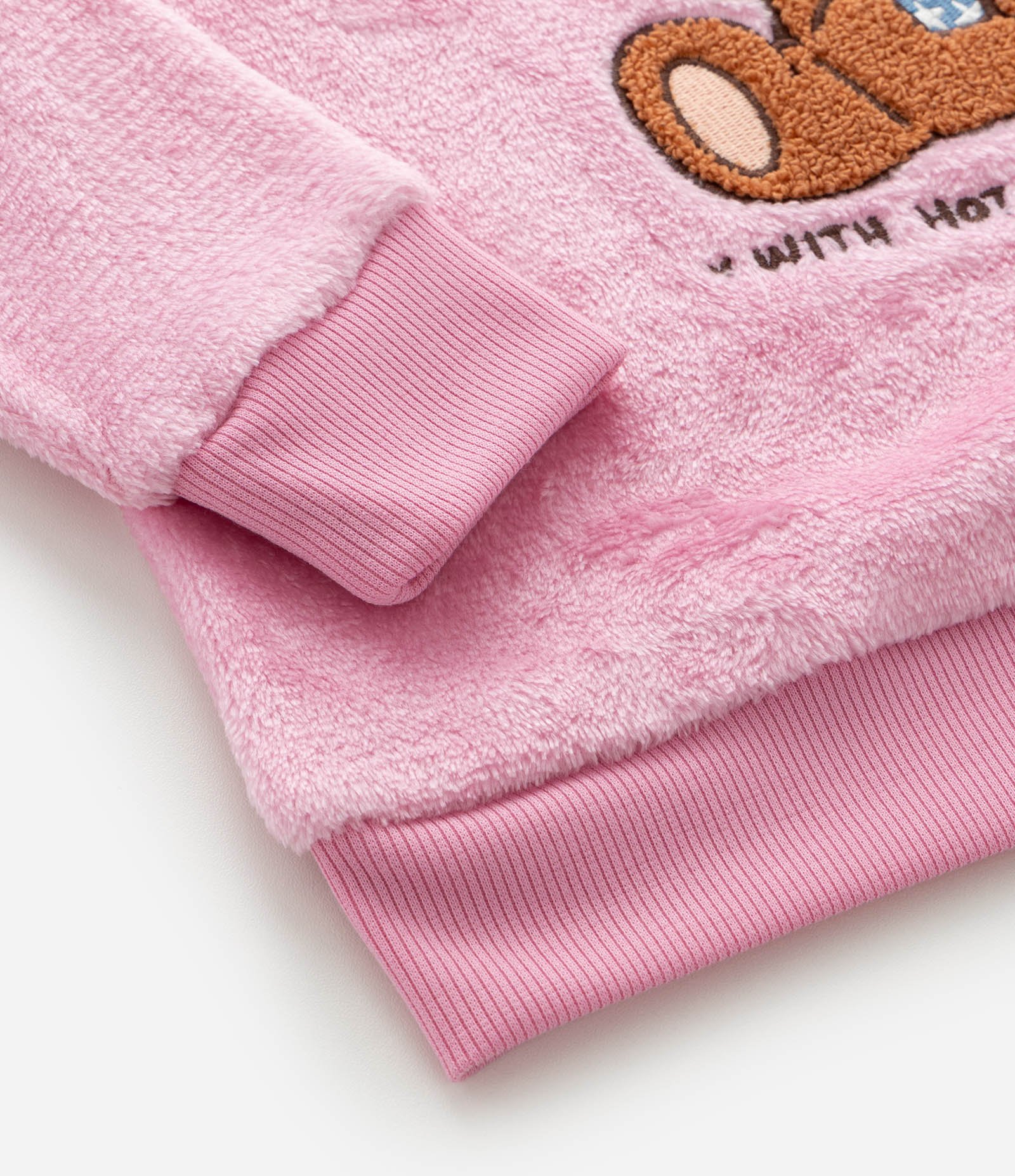 Pijama Infantil com Estampa de Urso – Tam 5 a 16 Anos Rosa 9