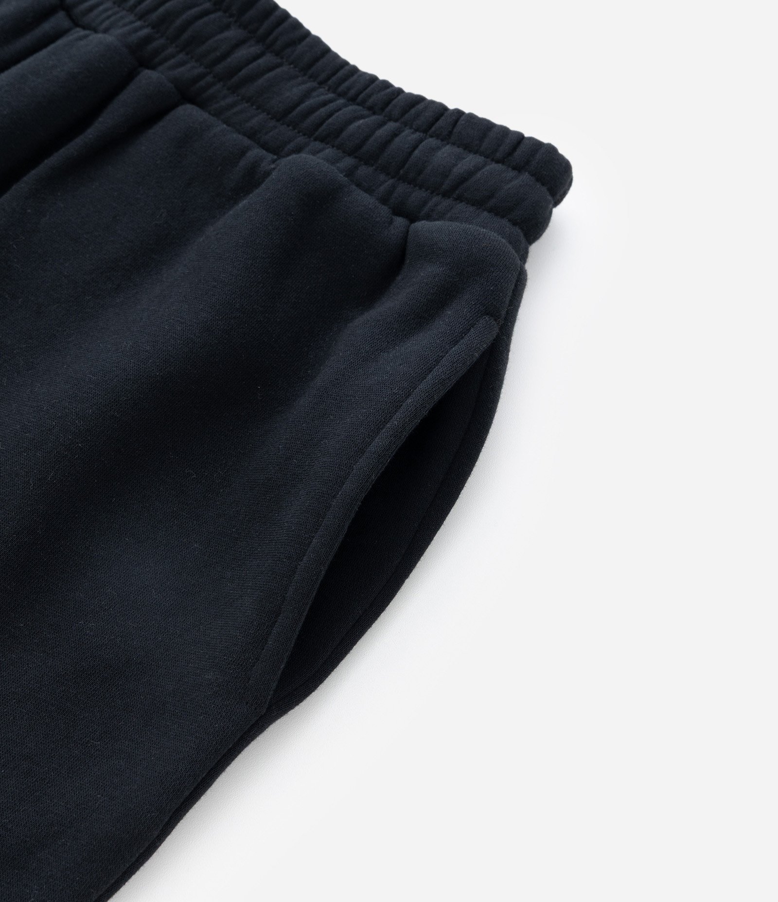 Calça Jogger em Moletom com Cós com Elástico Preto 5